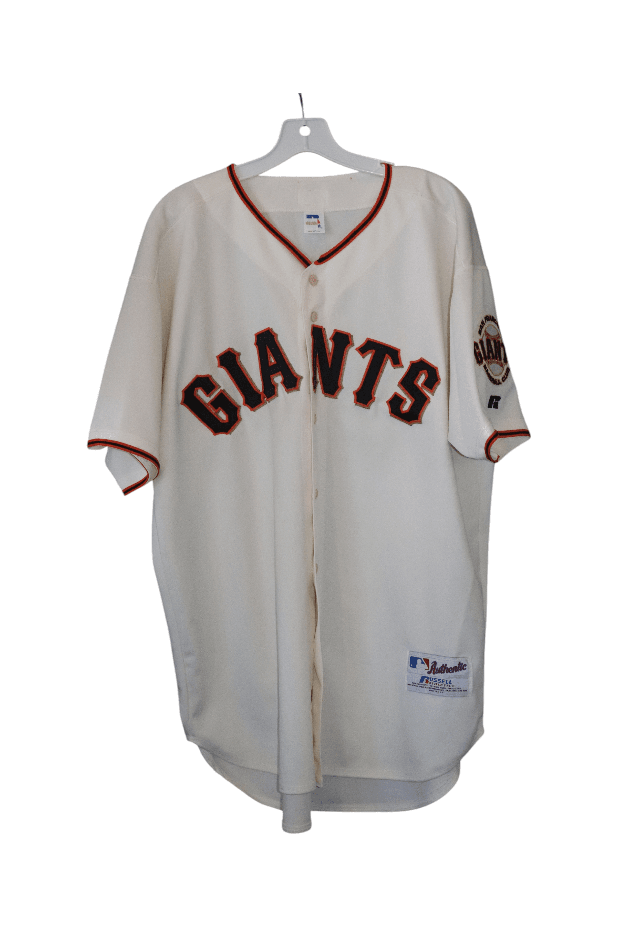 Russell Athletic San Francisco Giants  Authentic Jersey MLB Men's  Cream