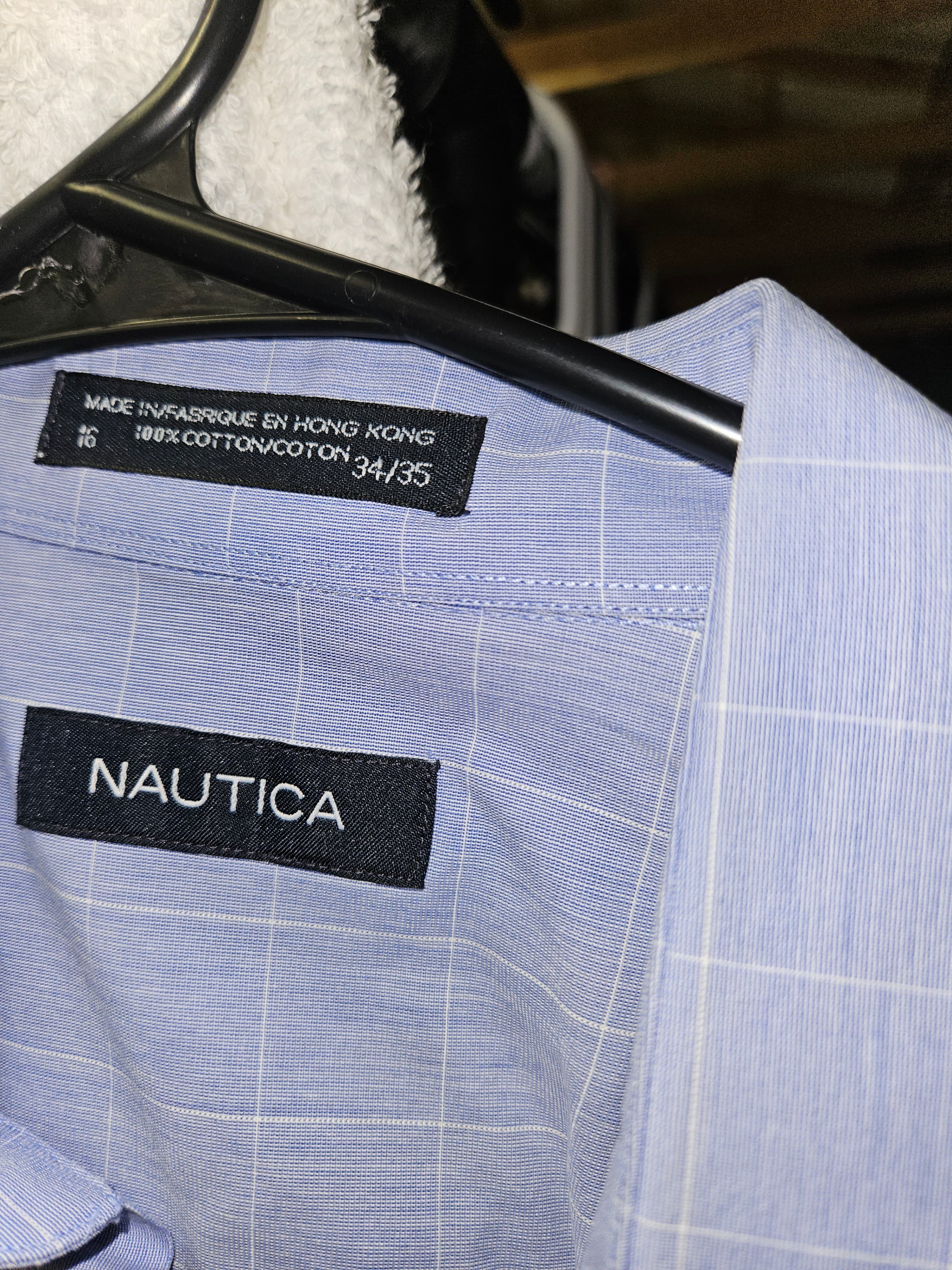 Nautica Men's Long Sleeve Button-Up Shirt - Thumbnail 2