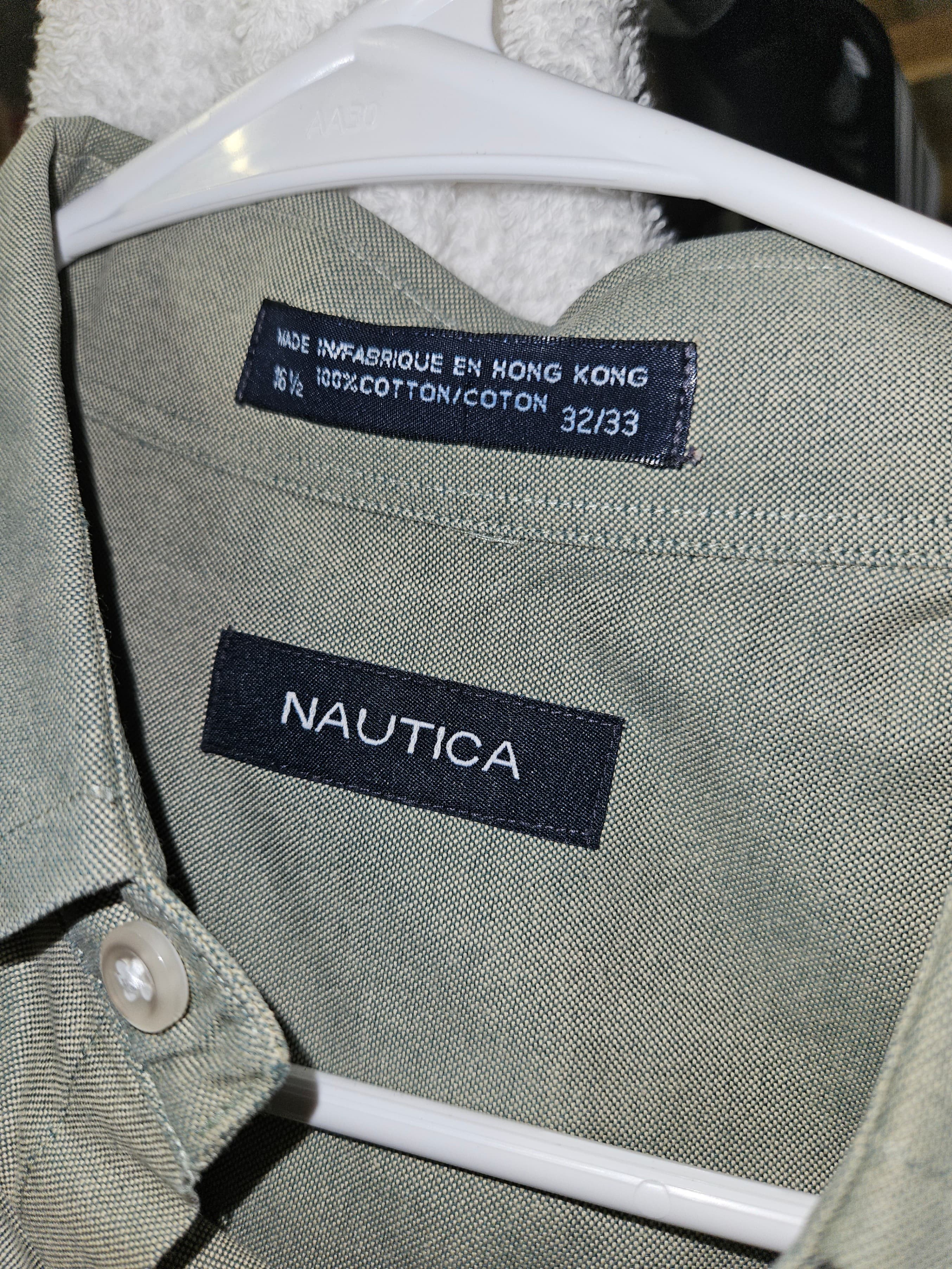 Nautica Men's Long Sleeve Button-Up Shirt - Thumbnail 2