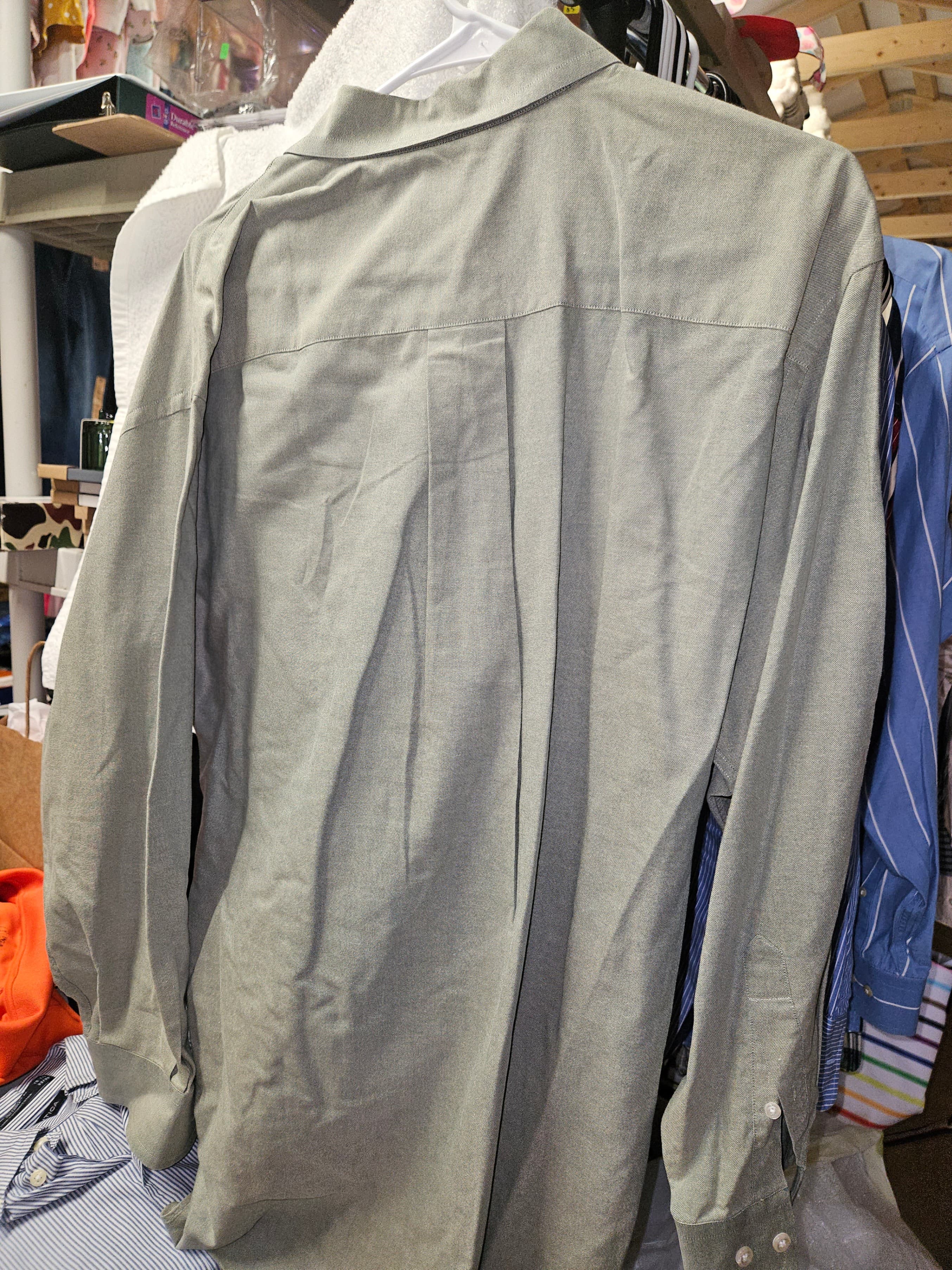 Nautica Men's Long Sleeve Button-Up Shirt - Thumbnail 3