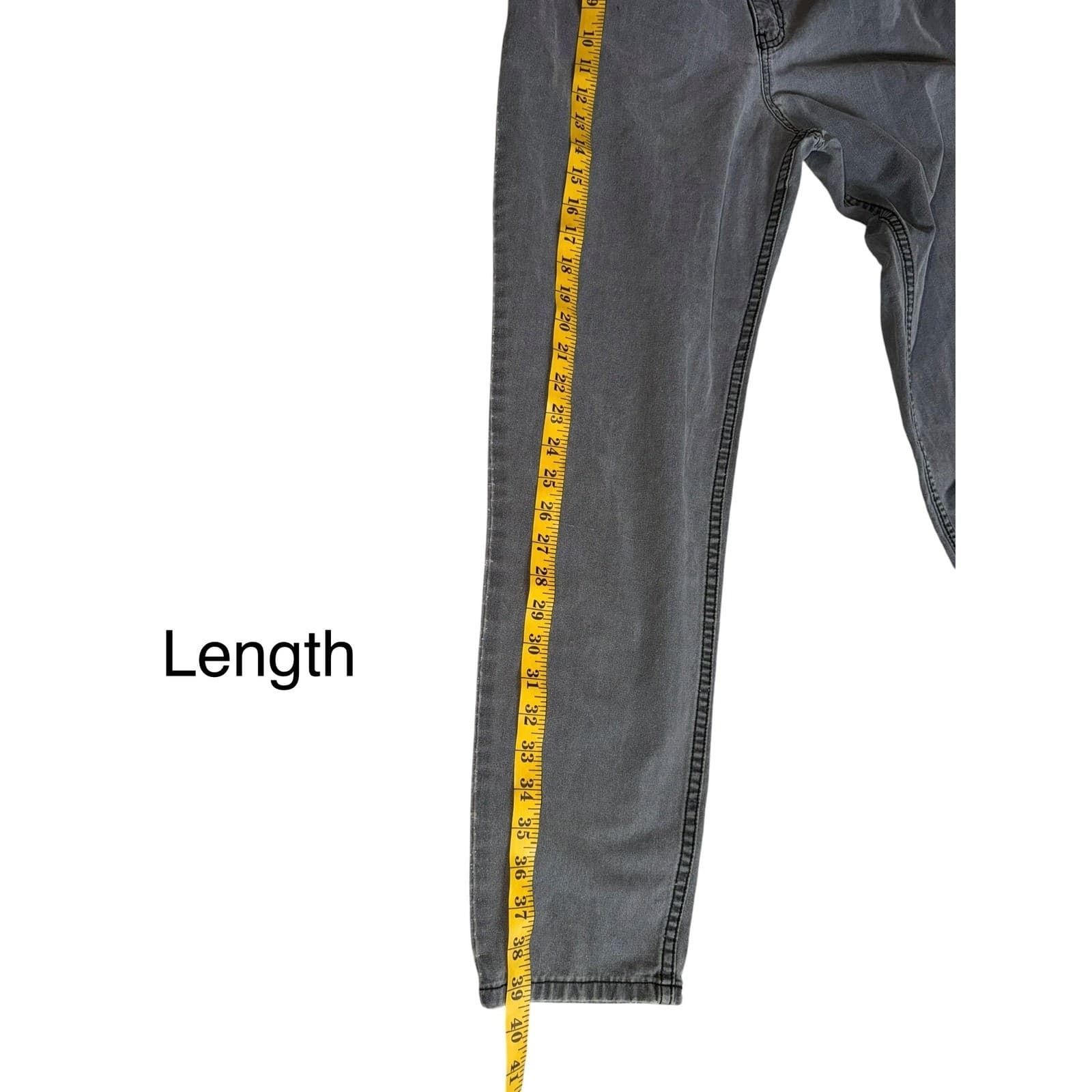 Vintage Sergio Valente Gray Jeans Sz 9/10 | 80s 90s Y2K Boho Festival Denim - Thumbnail 4