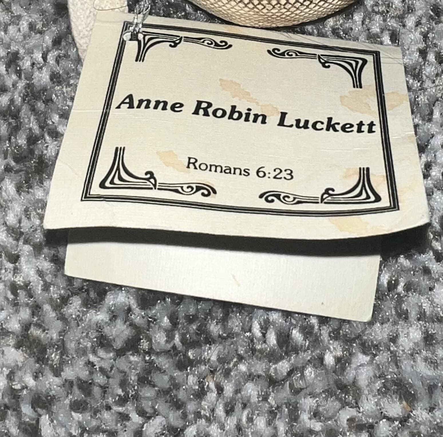 Vintage Doll By Anne Robin Luckett -Brigham One -Of-Kind Doll dollcollector - Thumbnail 6