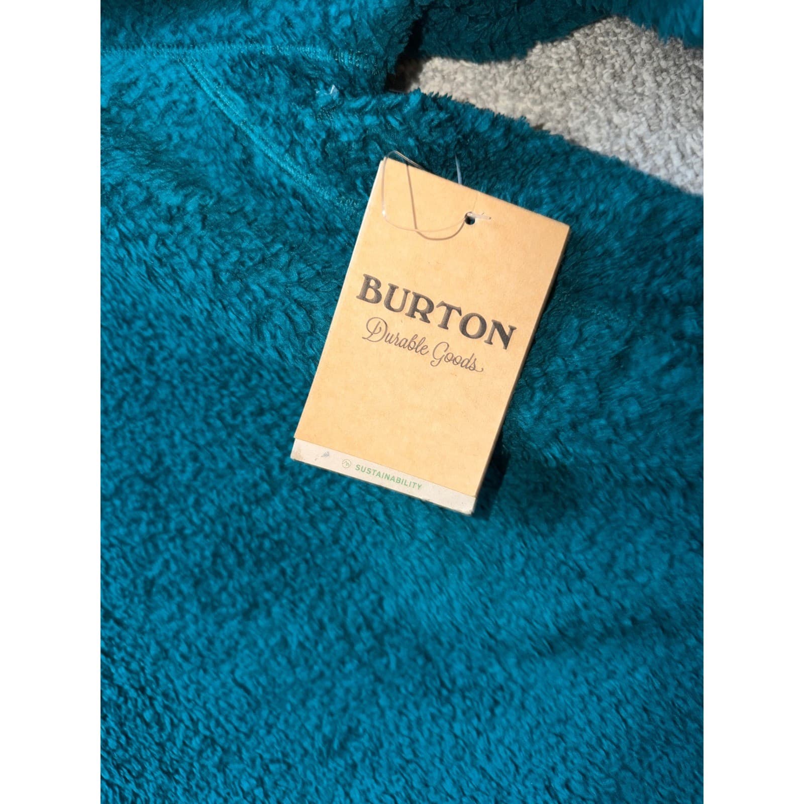 Women's Burton Lynx Pullover Fleece sz m snowboarder skiing polyester comfy nwt - Thumbnail 7