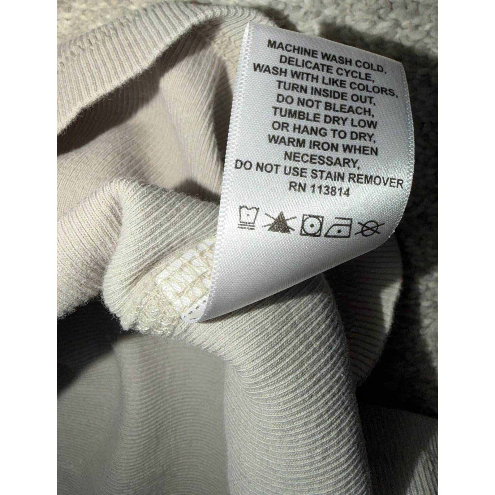 Billy Reid Tan Khaki Crew Shirt Sz L | Cotton Long Sleeve Preppy Stretch Comfy - Thumbnail 5