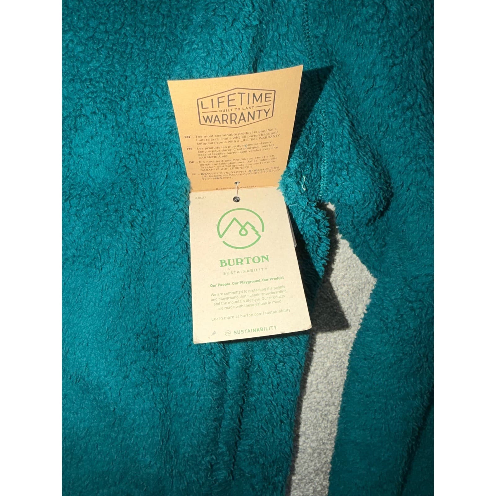 Women's Burton Lynx Pullover Fleece sz m snowboarder skiing polyester comfy nwt - Thumbnail 8