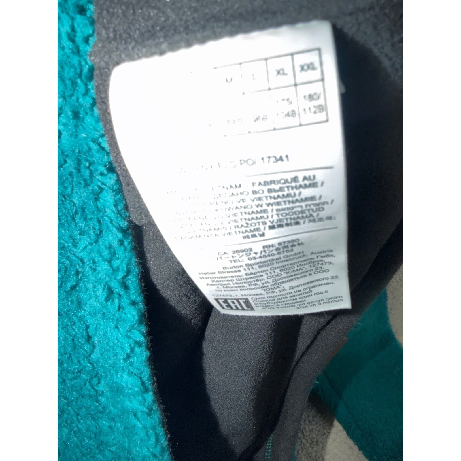 Women's Burton Lynx Pullover Fleece sz m snowboarder skiing polyester comfy nwt - Thumbnail 10