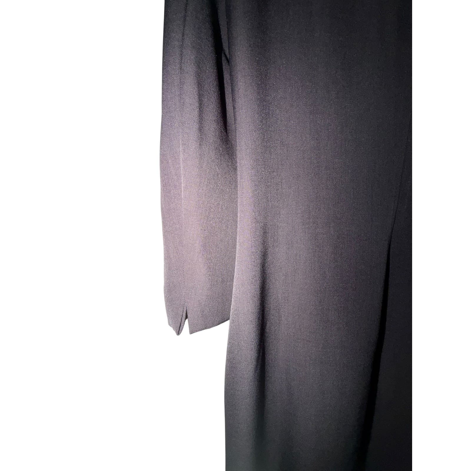 M.M.LaFleur Gray Dress Sz 8 | Crew Neck 3/4 Sleeve Designer Luxury Cellulose - Thumbnail 7