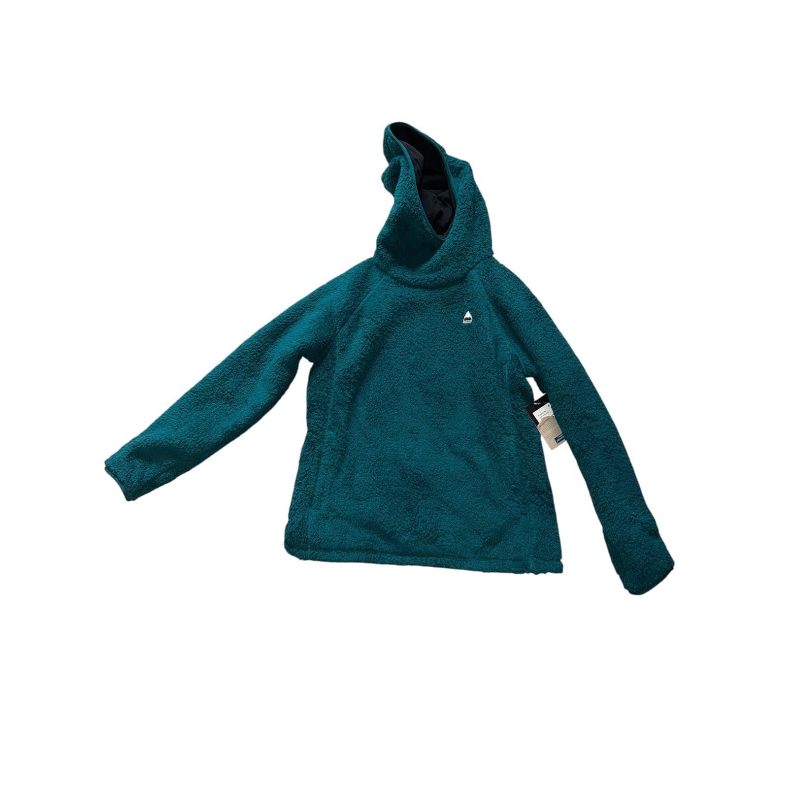 Women's Burton Lynx Pullover Fleece sz m snowboarder skiing polyester comfy nwt - Thumbnail 3
