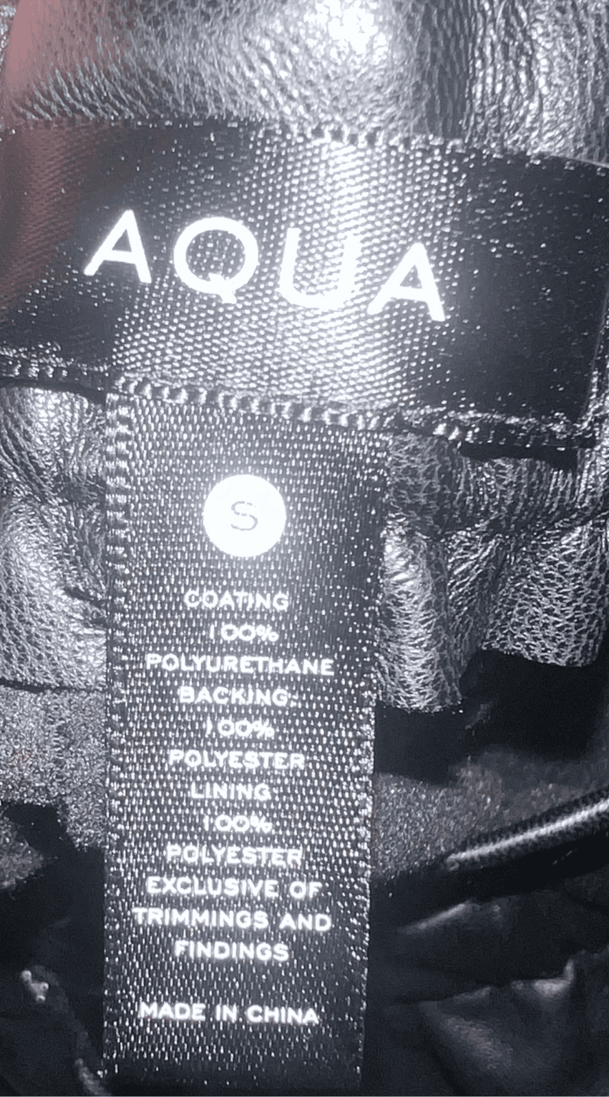 Aqua black shorts size s Monochrome Minimalist Emo - Thumbnail 4