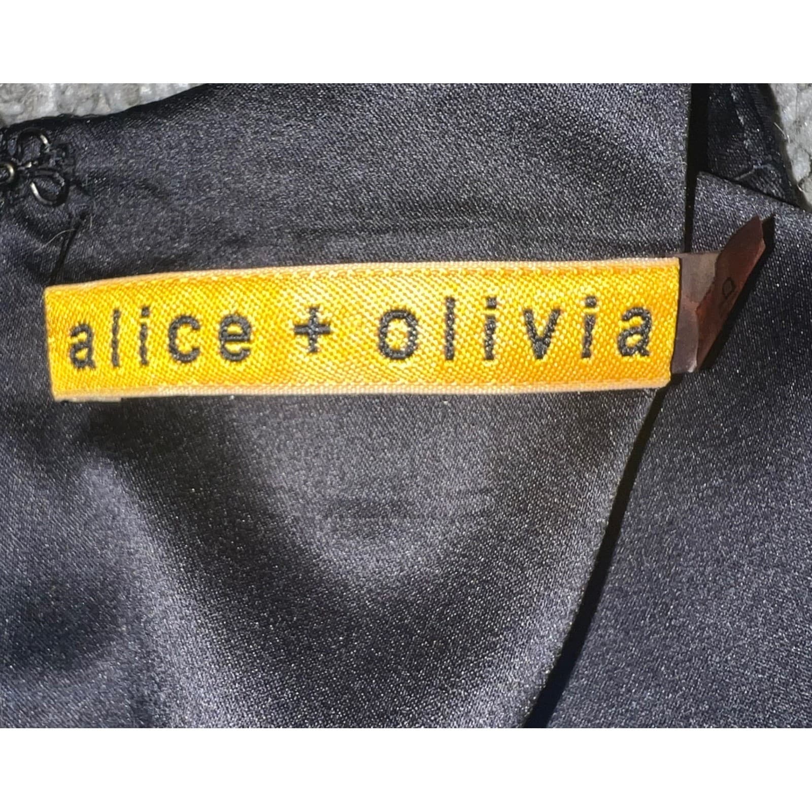 alice + olivia Black Dress - Size S | Round Neck Sleeveless Cottagecore Style - Thumbnail 3