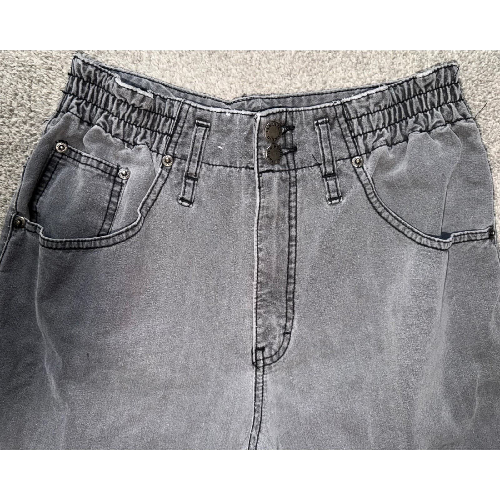 Vintage Sergio Valente Gray Jeans Sz 9/10 | 80s 90s Y2K Boho Festival Denim - Thumbnail 9