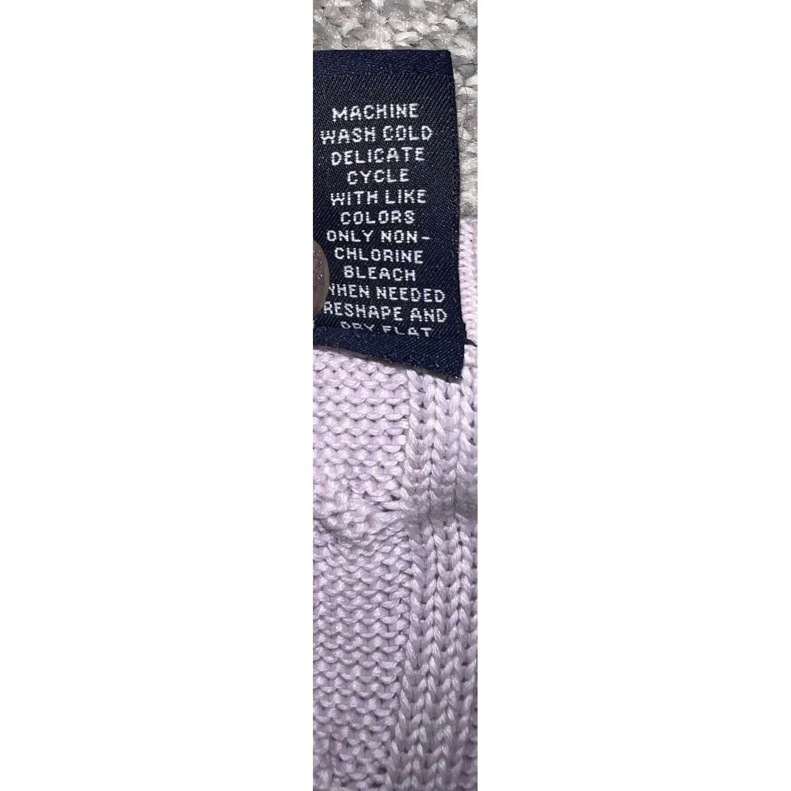 Grant Thomas Purple Cable Knit Sweater Men's XL Preppy Crewneck Classic - Thumbnail 5