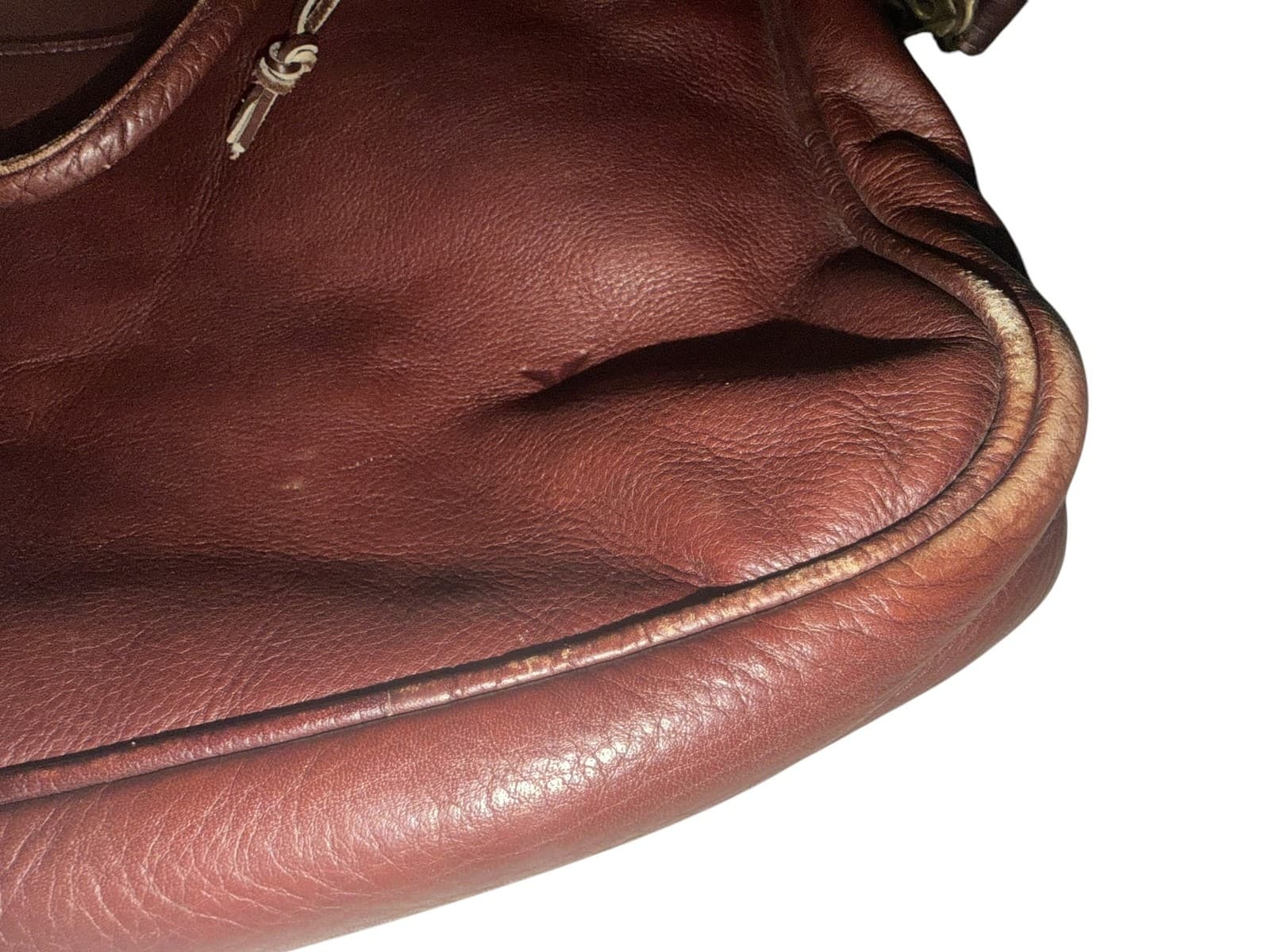 Vintage Frye Leather 16.5” x 10” x 2.5” | Double Handle Zip Top Laptop Bag - Thumbnail 2