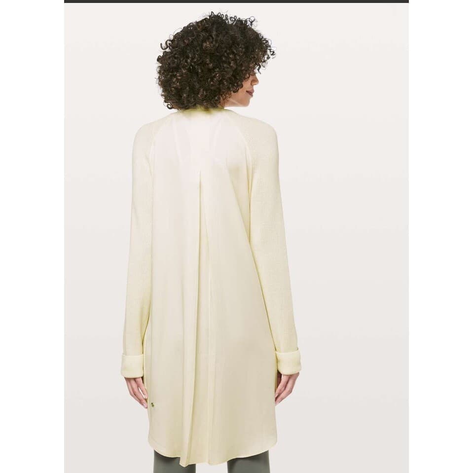 Lululemon Still At Ease Wrap Sz 12 cardigan comfy preppy yoga - Thumbnail 4