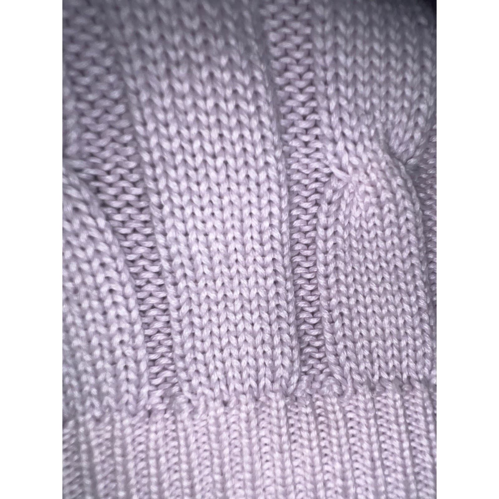 Grant Thomas Purple Cable Knit Sweater Men's XL Preppy Crewneck Classic - Thumbnail 3