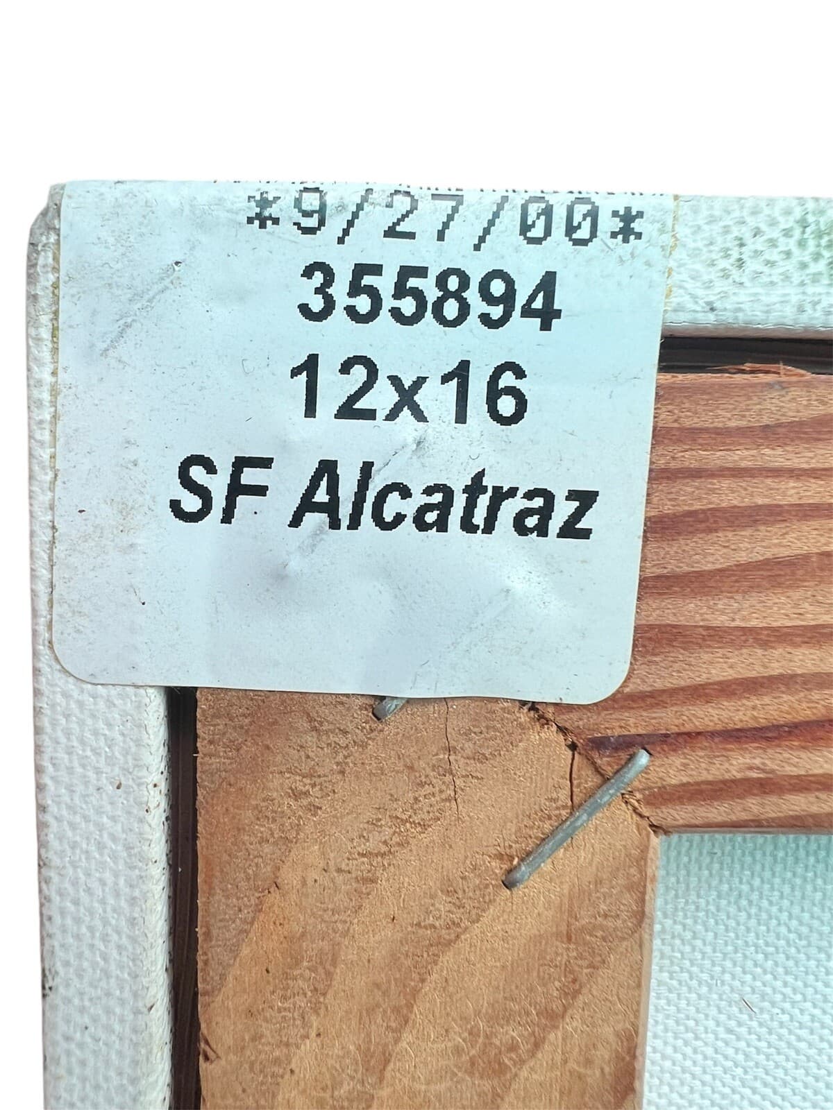 Outstanding Thomas Kinkade Fine Painting SAN FRANCISCO ALCATRAZ Canvas 12" x 16" - Thumbnail 6
