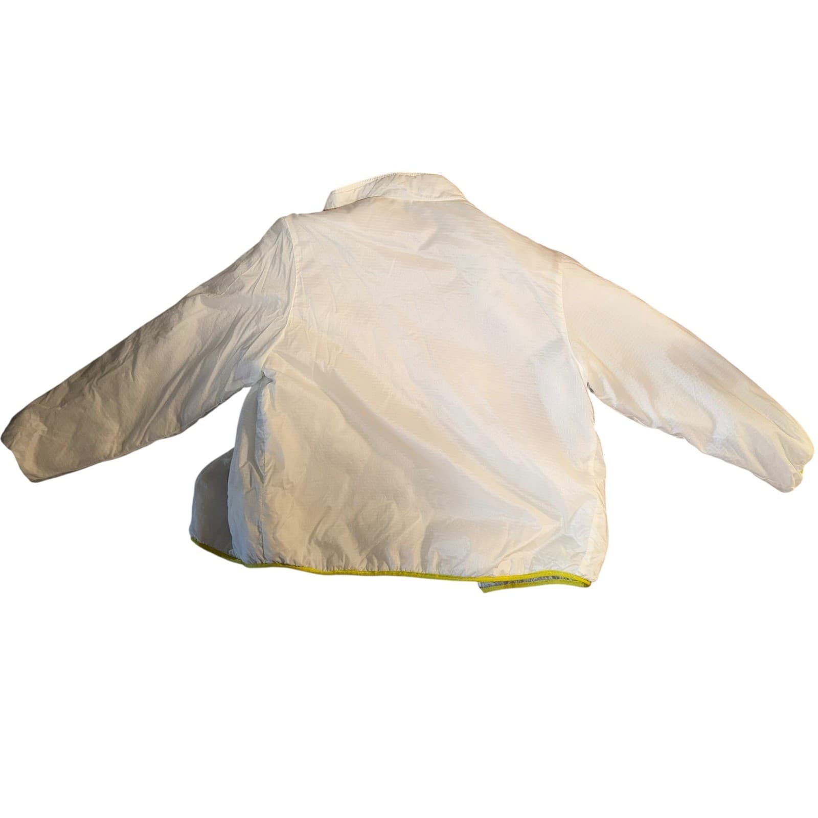 Versace Intensive Vintage Y2K 90s White Winter Coat Sz M/L | Luxury Designer - Thumbnail 2