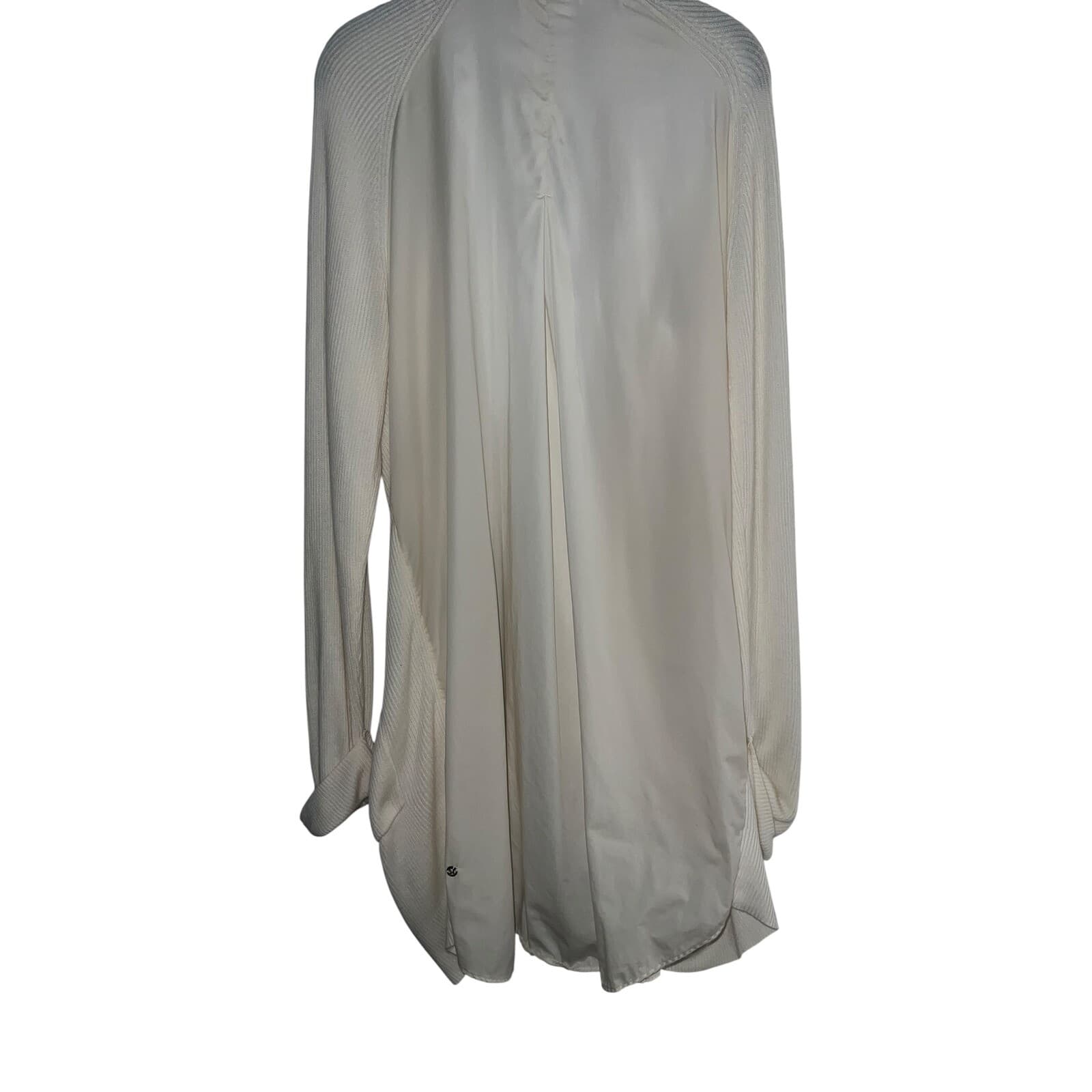 Lululemon Still At Ease Wrap Sz 12 cardigan comfy preppy yoga - Thumbnail 5