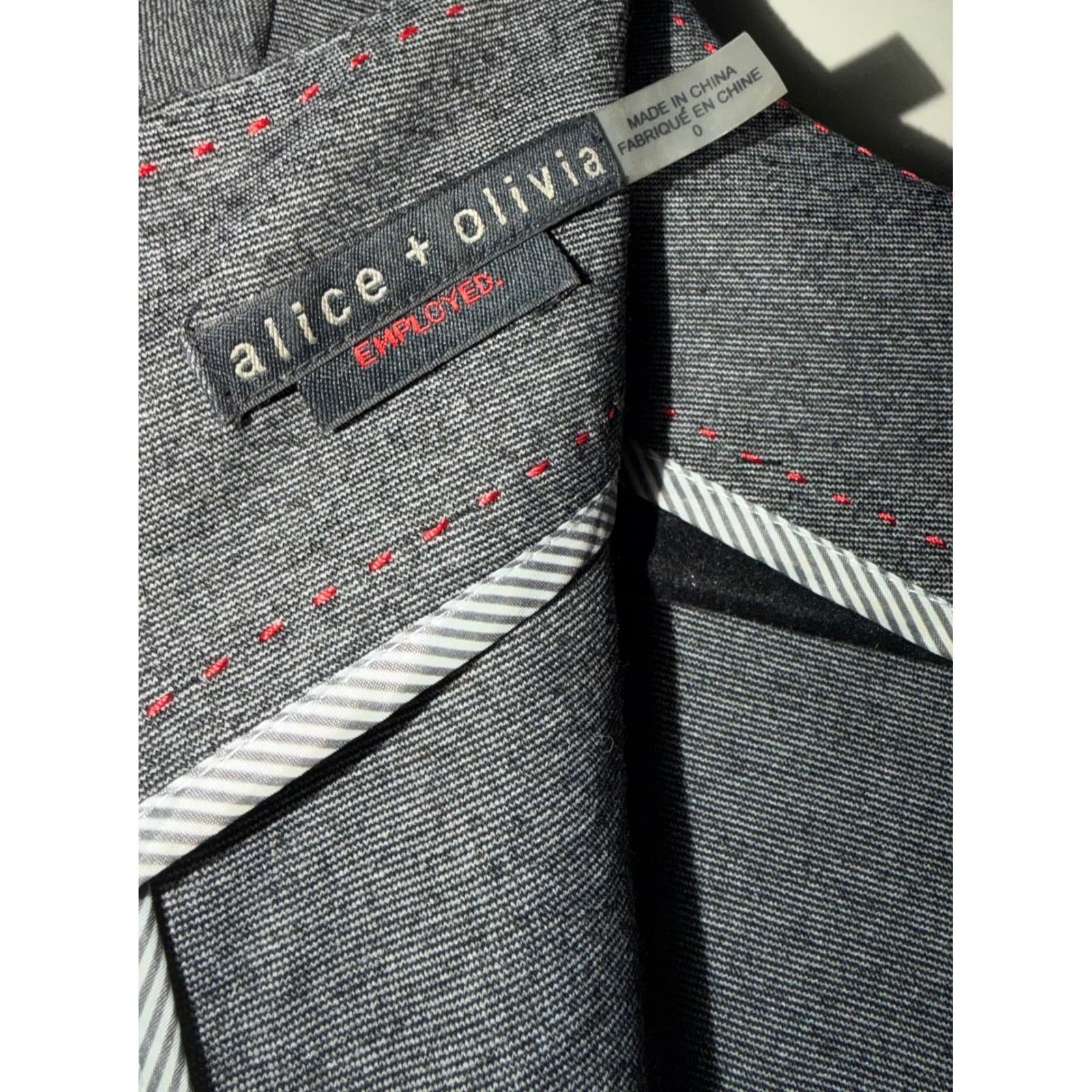 Alice + Olivia Adeline Gray Peplum Dress Sz 0 | Cap Sleeve Office Corpcore Rayon - Thumbnail 9