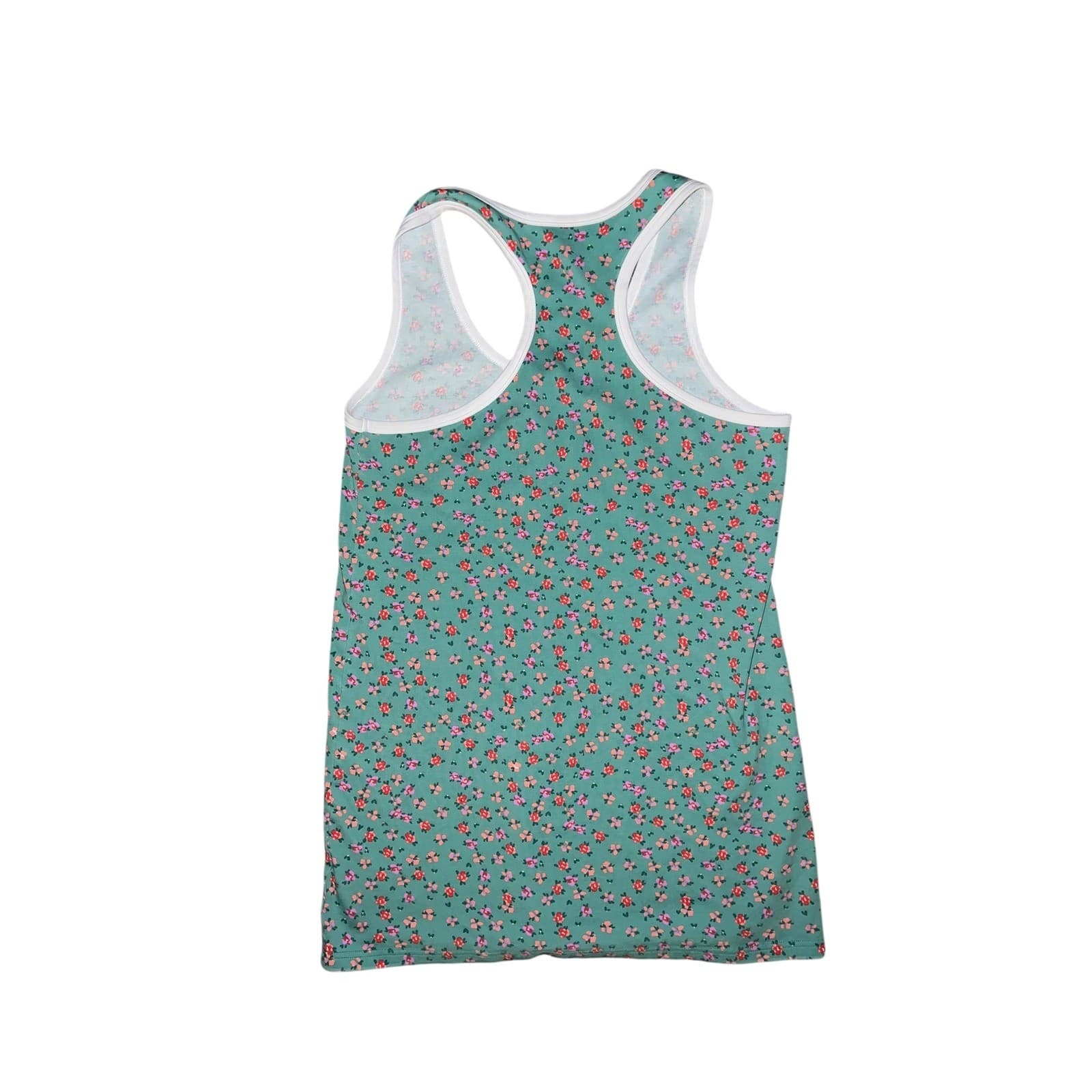 Roller Rabbit Size L Cotton Crew Neck Top – Cottagecore Floral Print Blouse - Thumbnail 2