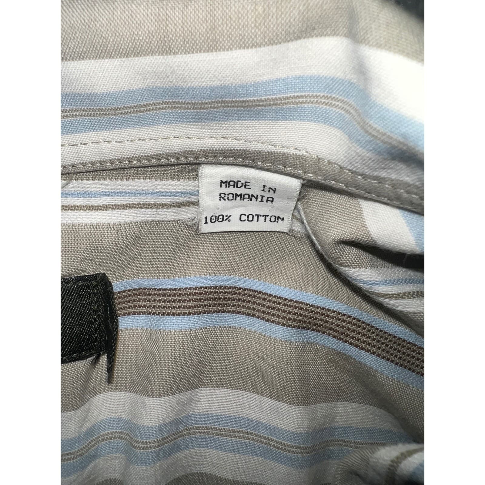 Ermenegildo Zegna strip button down shirt Long sleeve preppy luxury - Thumbnail 6