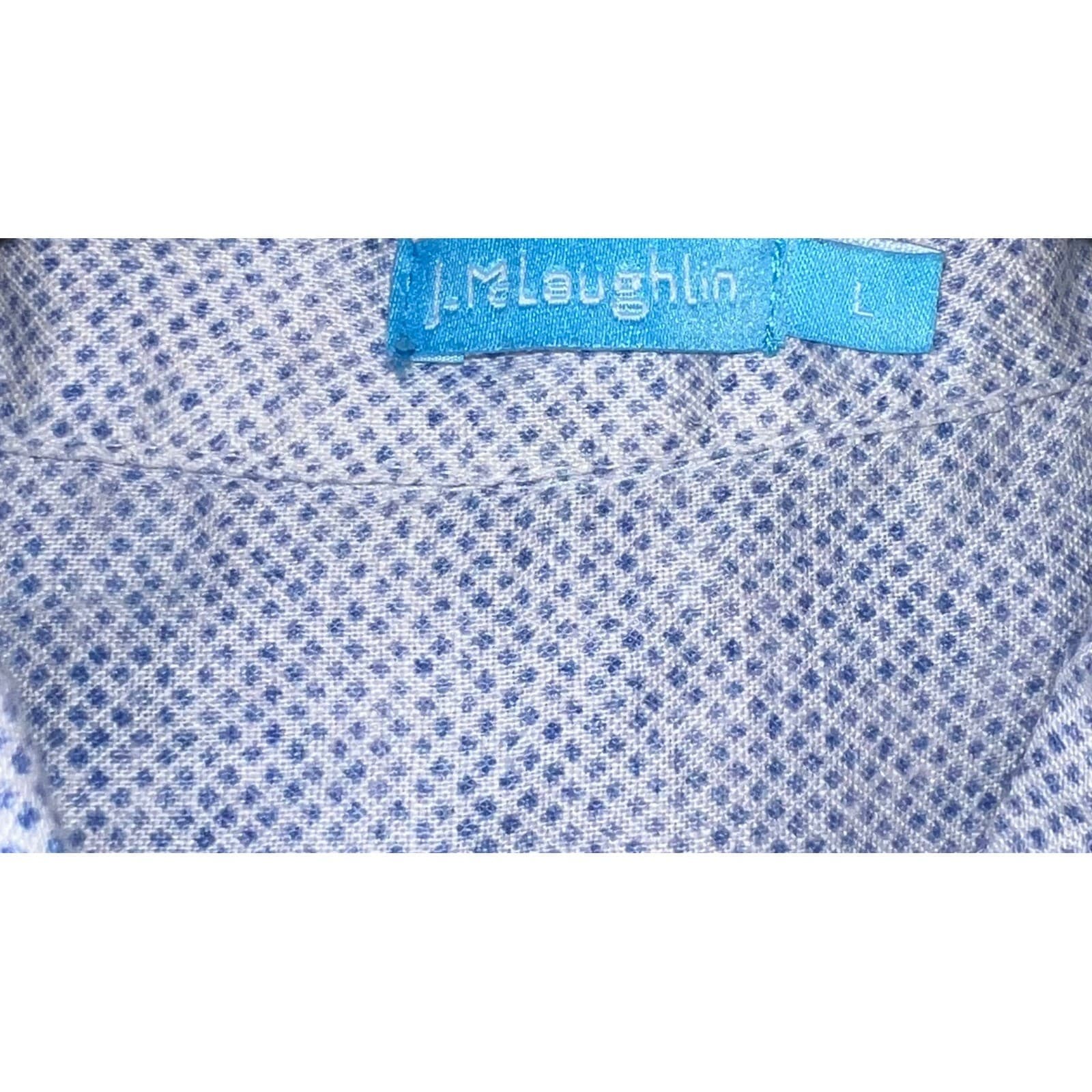 J. McLaughlin Fallon Loose Fit Linen Sz L | Preppy Style Essential - Thumbnail 5