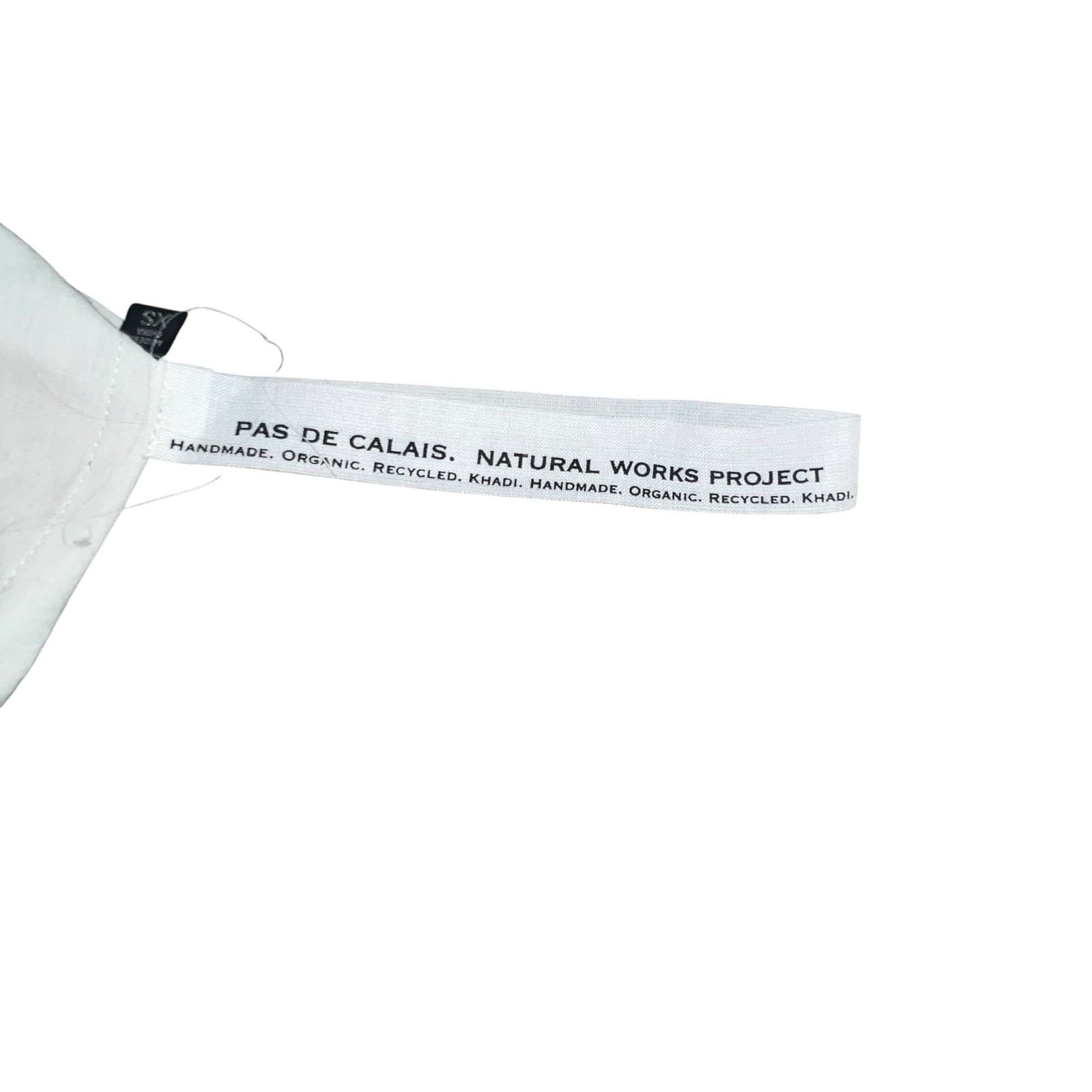Pas de Calais Minimalist Cotton Top - XS | Office Siren Essential - Thumbnail 3