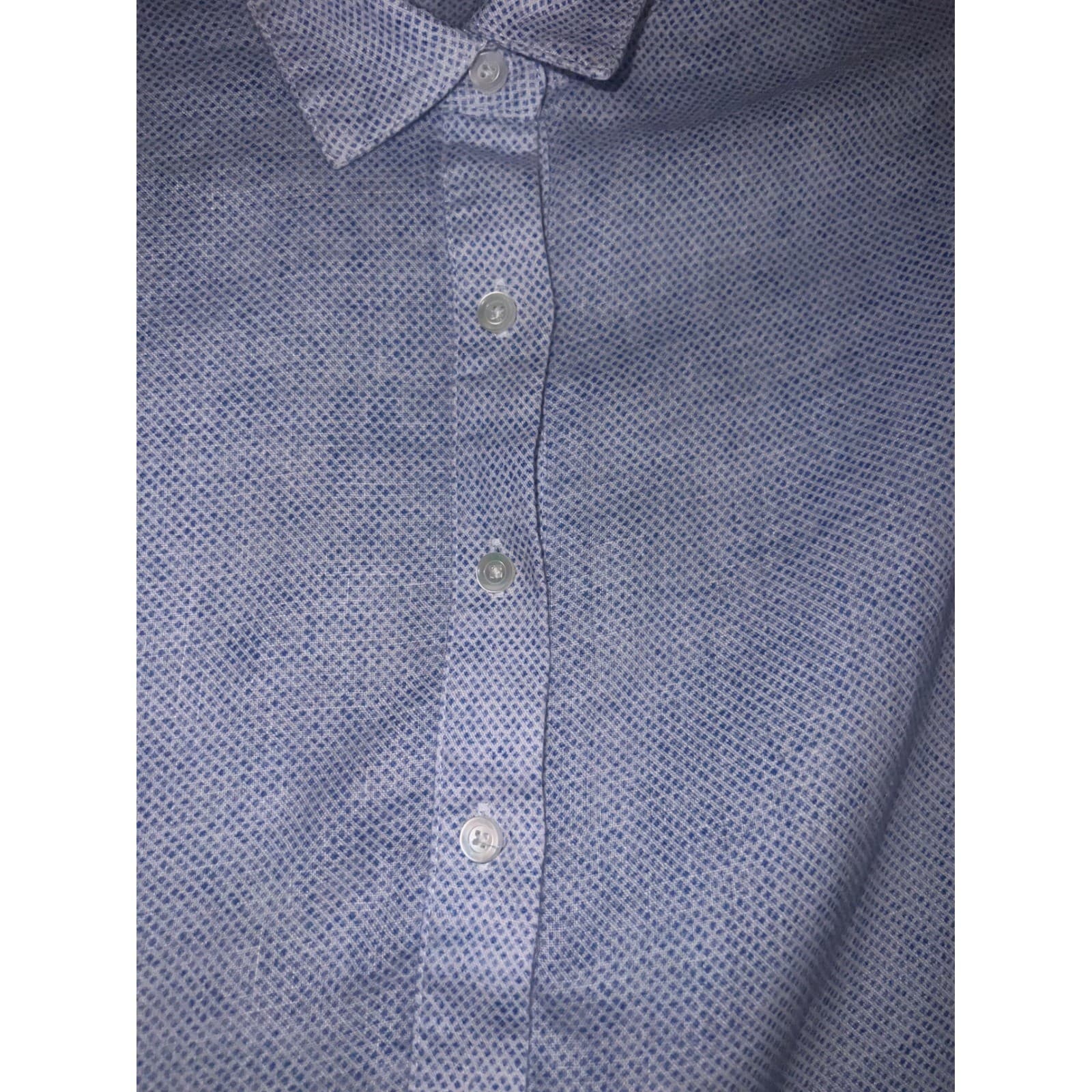 J. McLaughlin Fallon Loose Fit Linen Sz L | Preppy Style Essential - Thumbnail 8