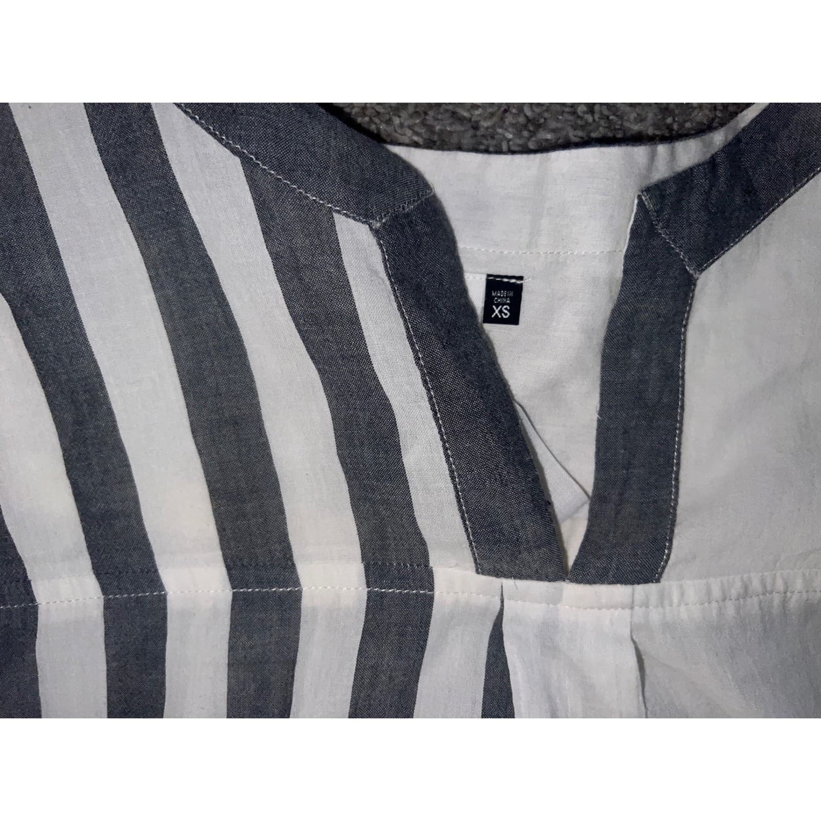Pas de Calais Minimalist Cotton Top - XS | Office Siren Essential - Thumbnail 8