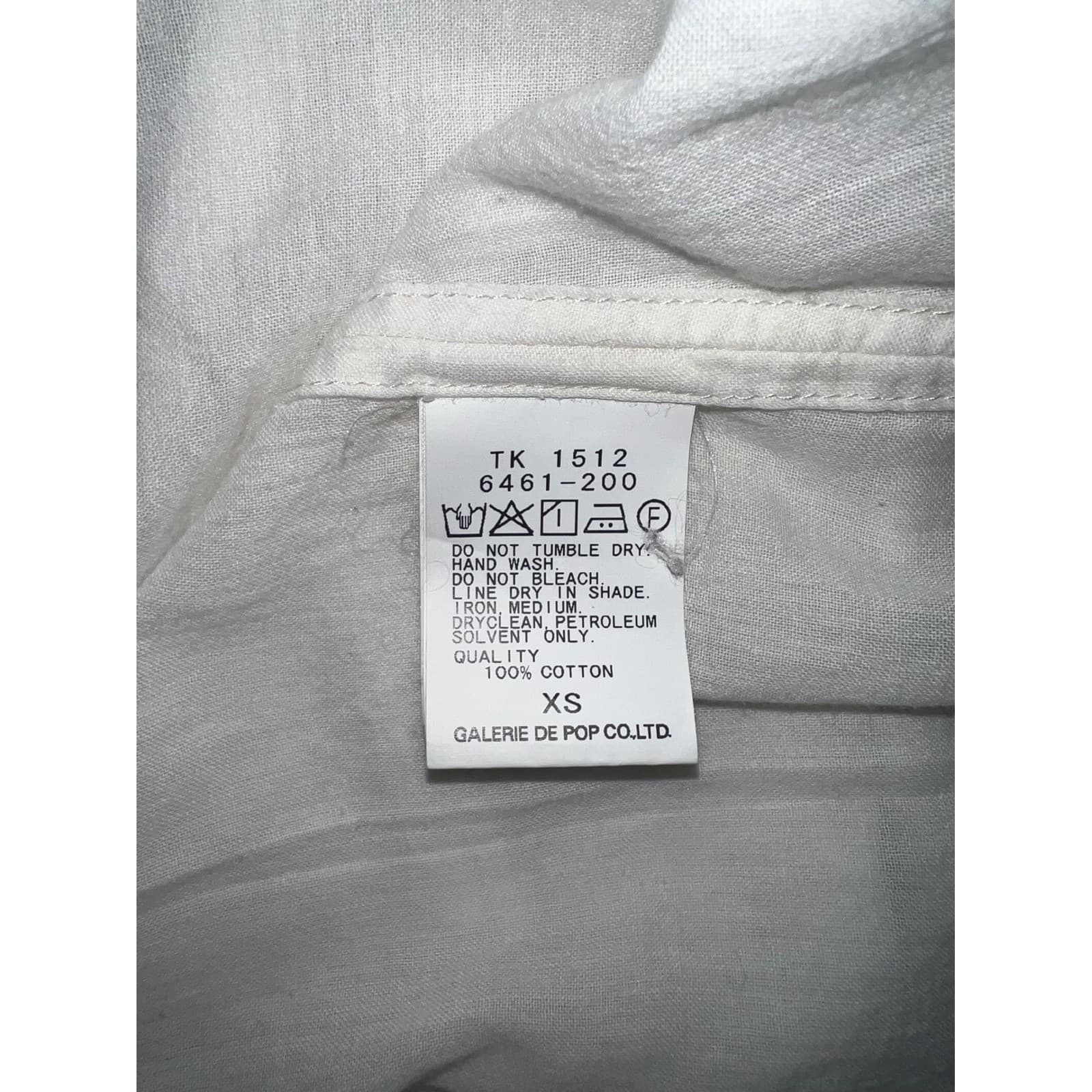 Pas de Calais Minimalist Cotton Top - XS | Office Siren Essential - Thumbnail 4