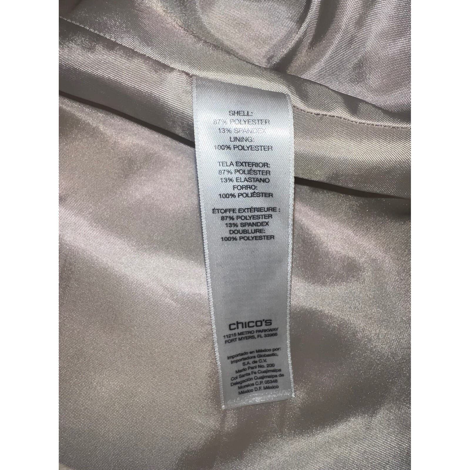 Zenergy by Chico's Gold vest sz 2 Comfy Normcore Preppy Boho - Thumbnail 4