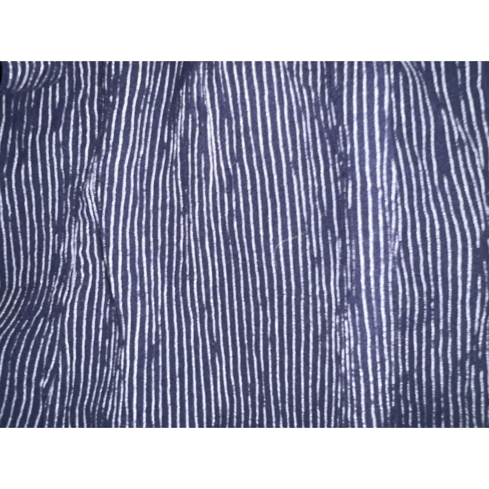 Roller Rabbit Blue & White Striped Cotton Pants sz M | Bohemian Wide-Leg Style - Thumbnail 7