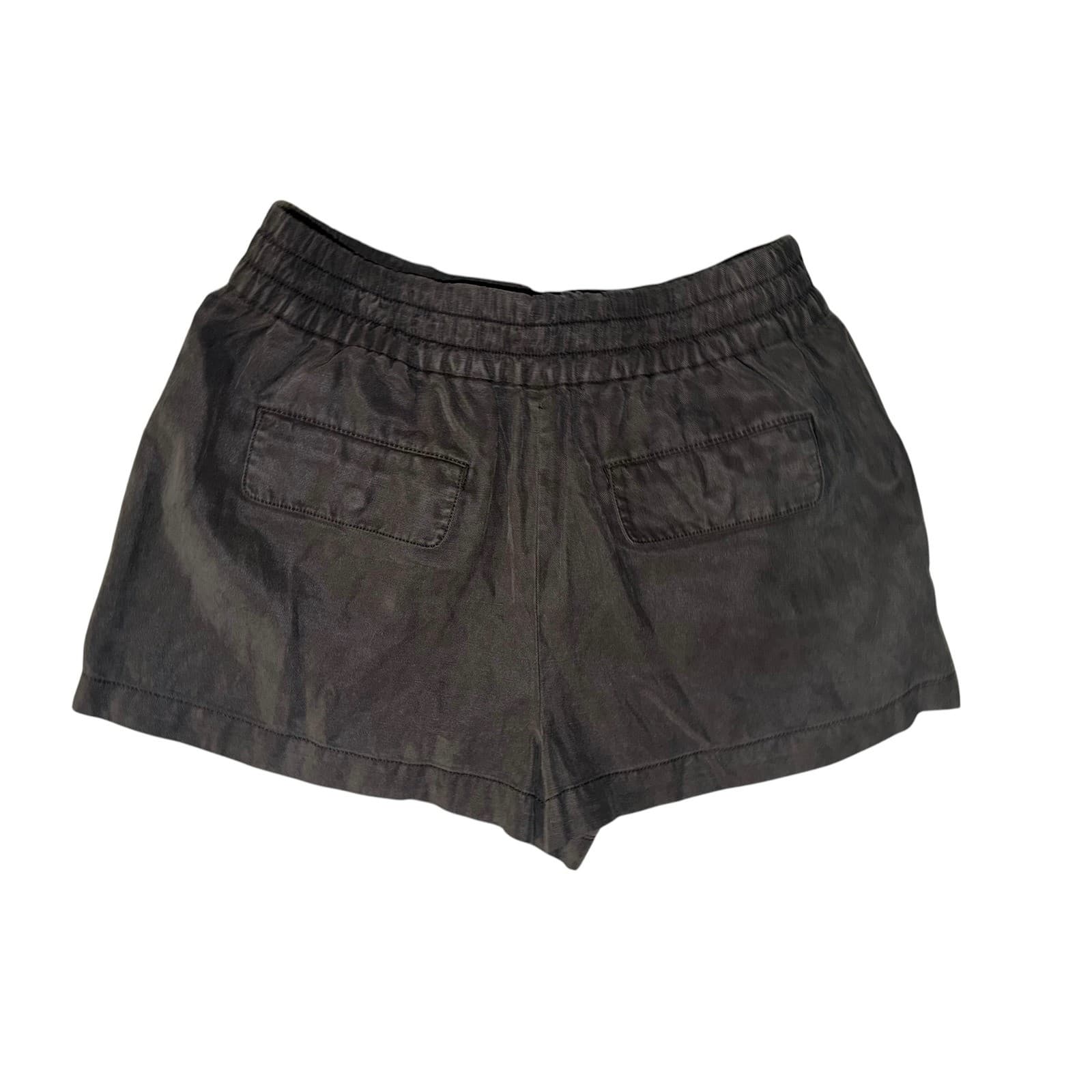 ALICE + OLIVIA High Waist Black Shorts sz s minimalist designer - Thumbnail 6