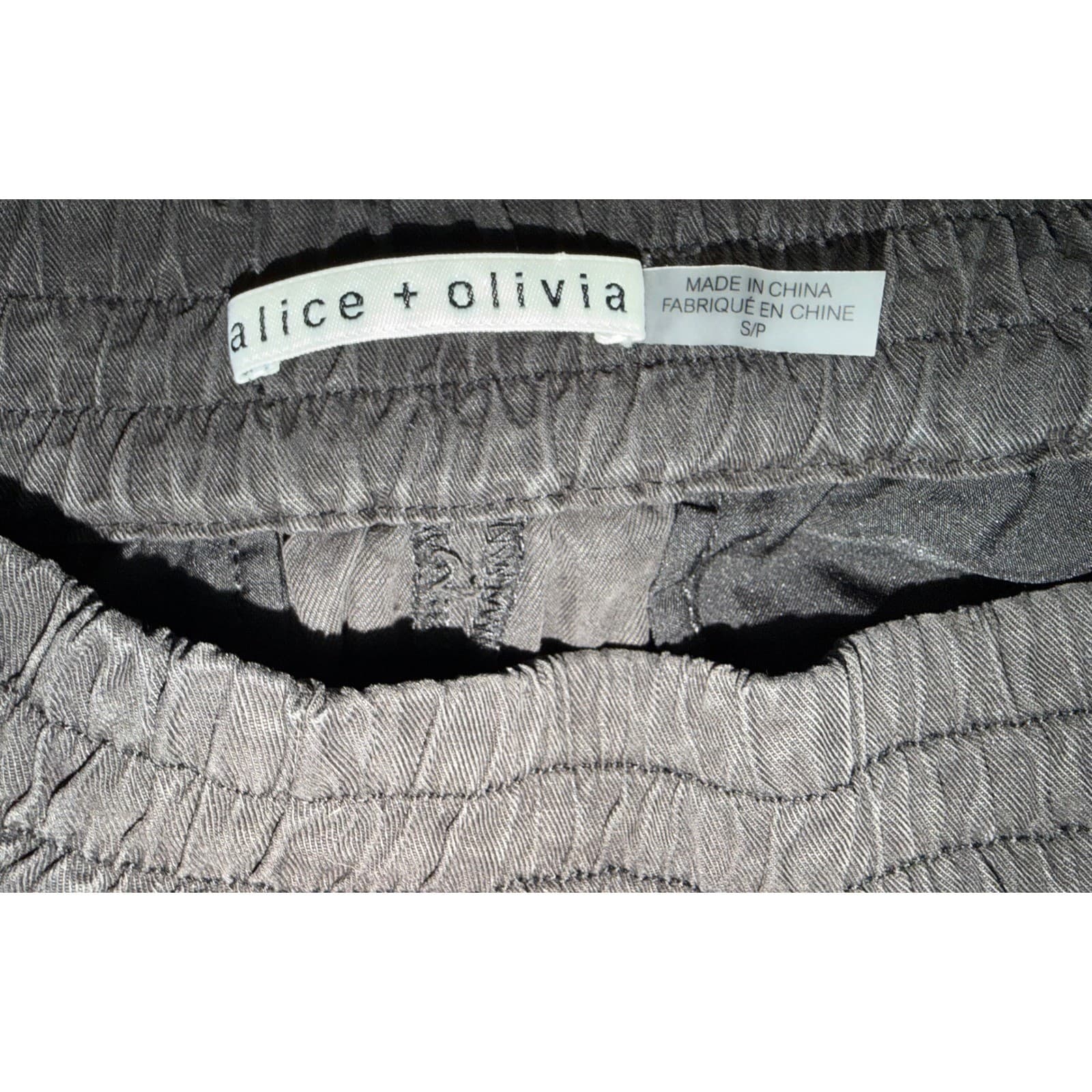 ALICE + OLIVIA High Waist Black Shorts sz s minimalist designer - Thumbnail 8