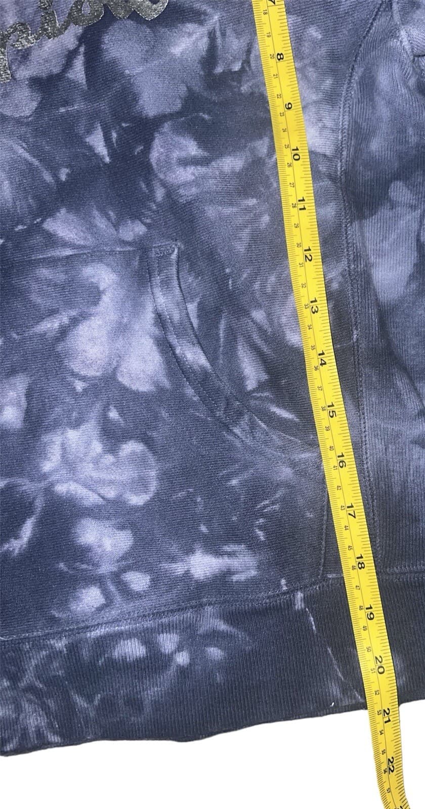 Champion Reverse Weave Vgt Size M Tye Dye Cropped Pullover Active/athleisure - Thumbnail 4