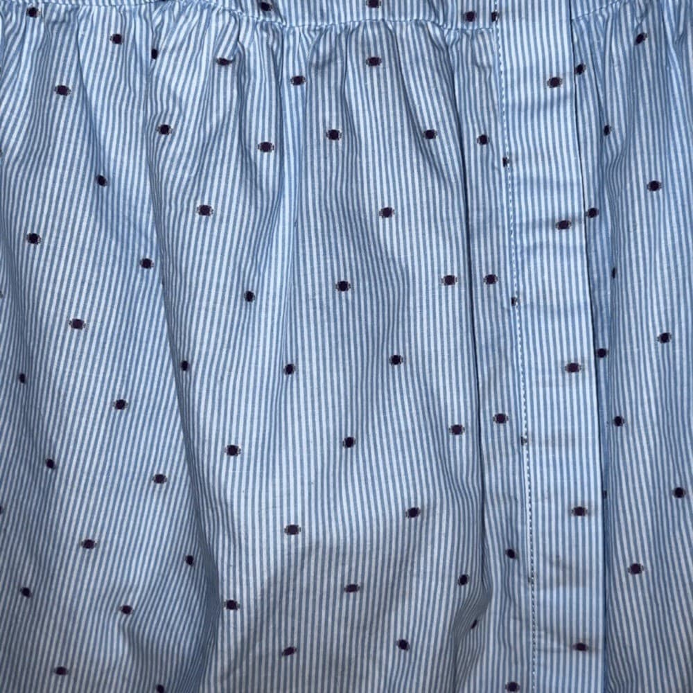 Stefanal blue button down shirt size m Tunic Cottagecore Bohochic - Thumbnail 5