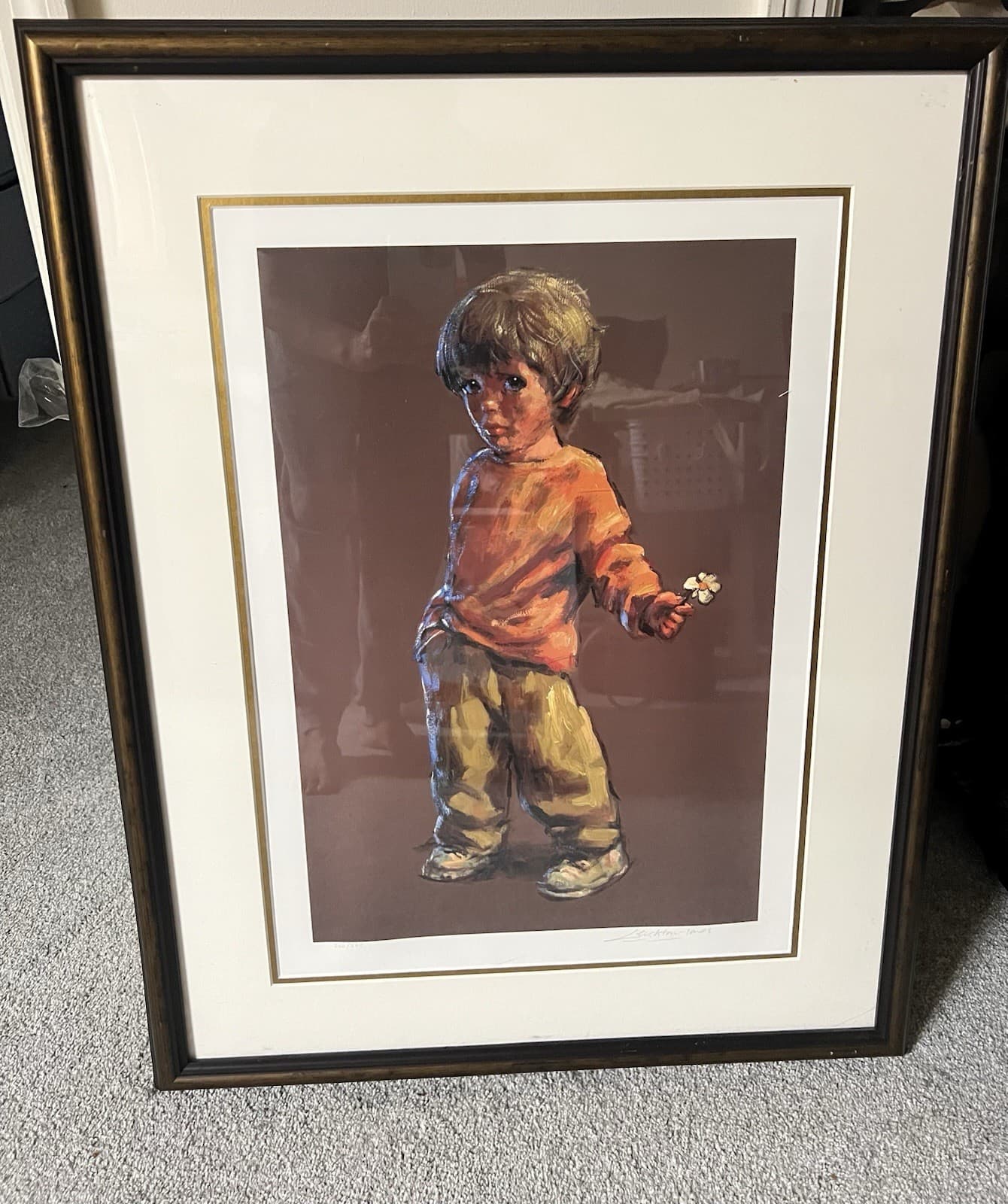 Barry Leighton Jones “Let’s Make Peace” 1980 | Limited Edition Signed Painting - Thumbnail 9