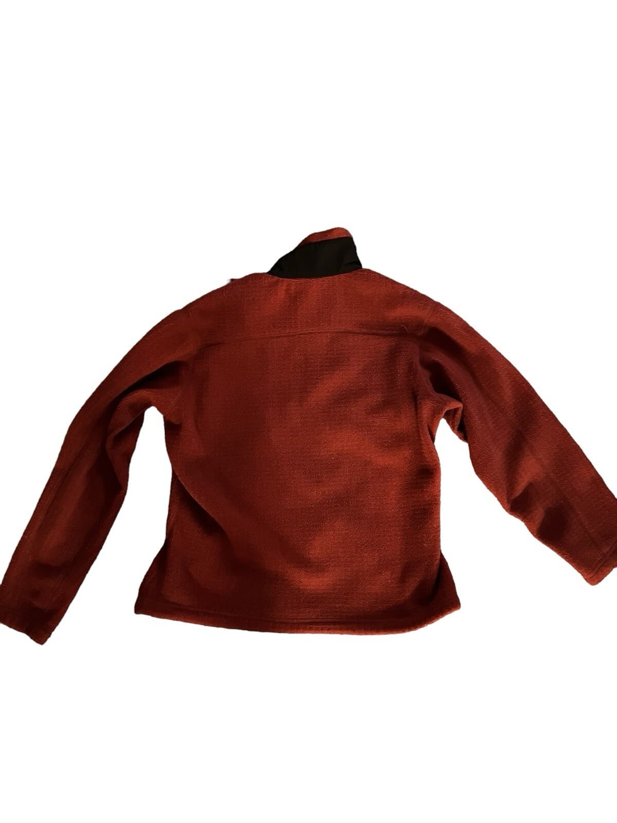 Patagonia Sz S Red Fleece Full Zip Pockets Long Sleeves Gorpcore Active - Thumbnail 2