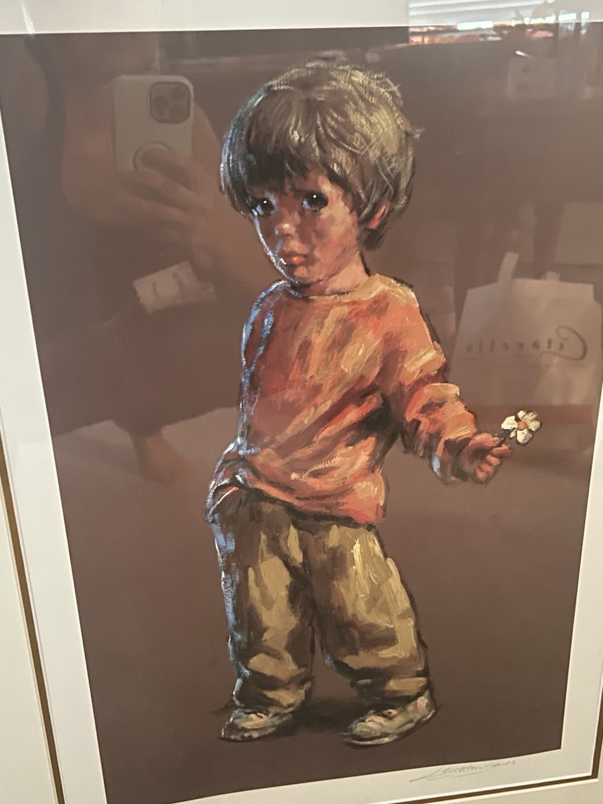 Barry Leighton Jones “Let’s Make Peace” 1980 | Limited Edition Signed Painting - Thumbnail 3