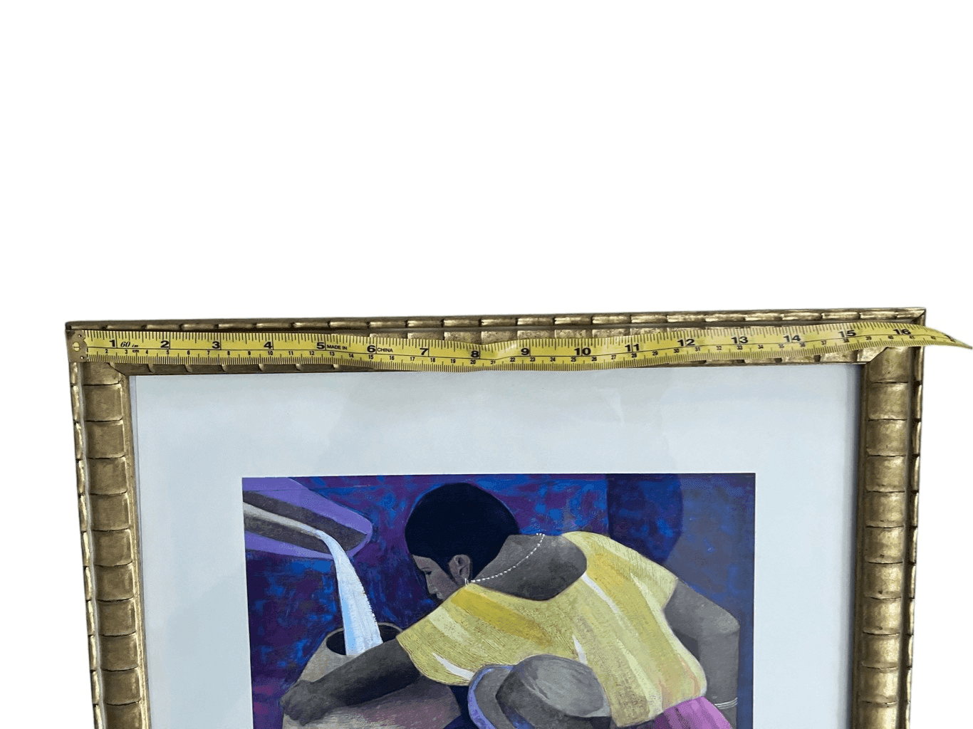 Mario Cespedes Serigraphic print with hand-painted additions 13/220 and framed - Thumbnail 4