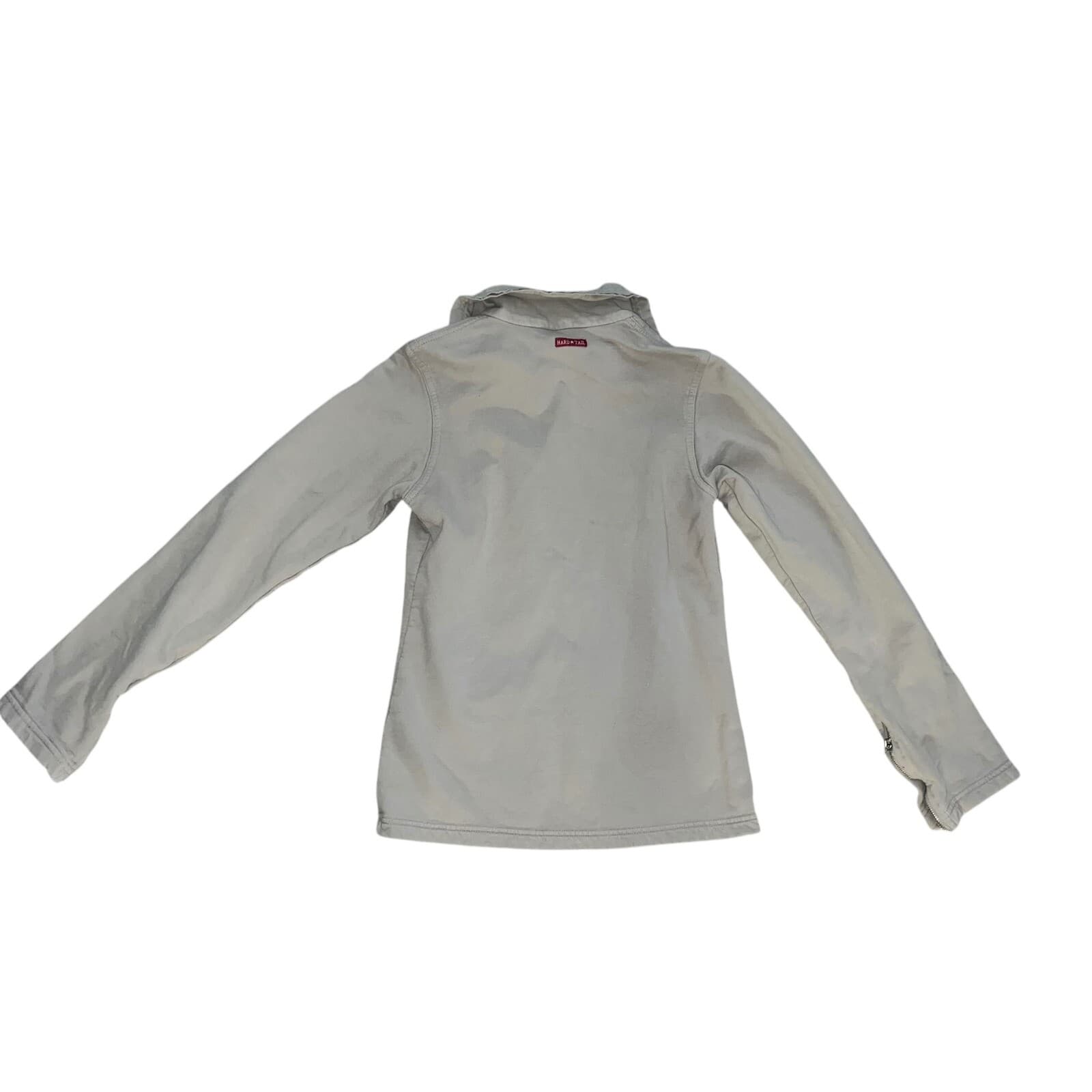 Hard tail tan active/ athleisure long sleeve zipper hooded sz s - Thumbnail 2