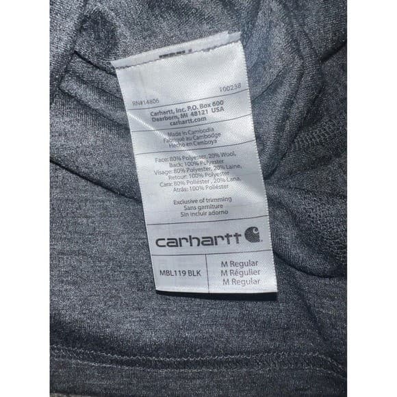 MEN'S BASE LAYER QUARTER-ZIP THERMAL CARHARTT FORCE casual comfy - Thumbnail 7
