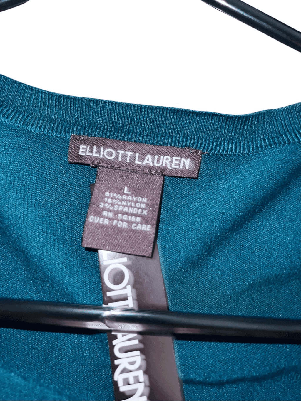 Elliott Lauren green Cardigan Size l nwt Long Sleeves Comfy Preppy - Thumbnail 3