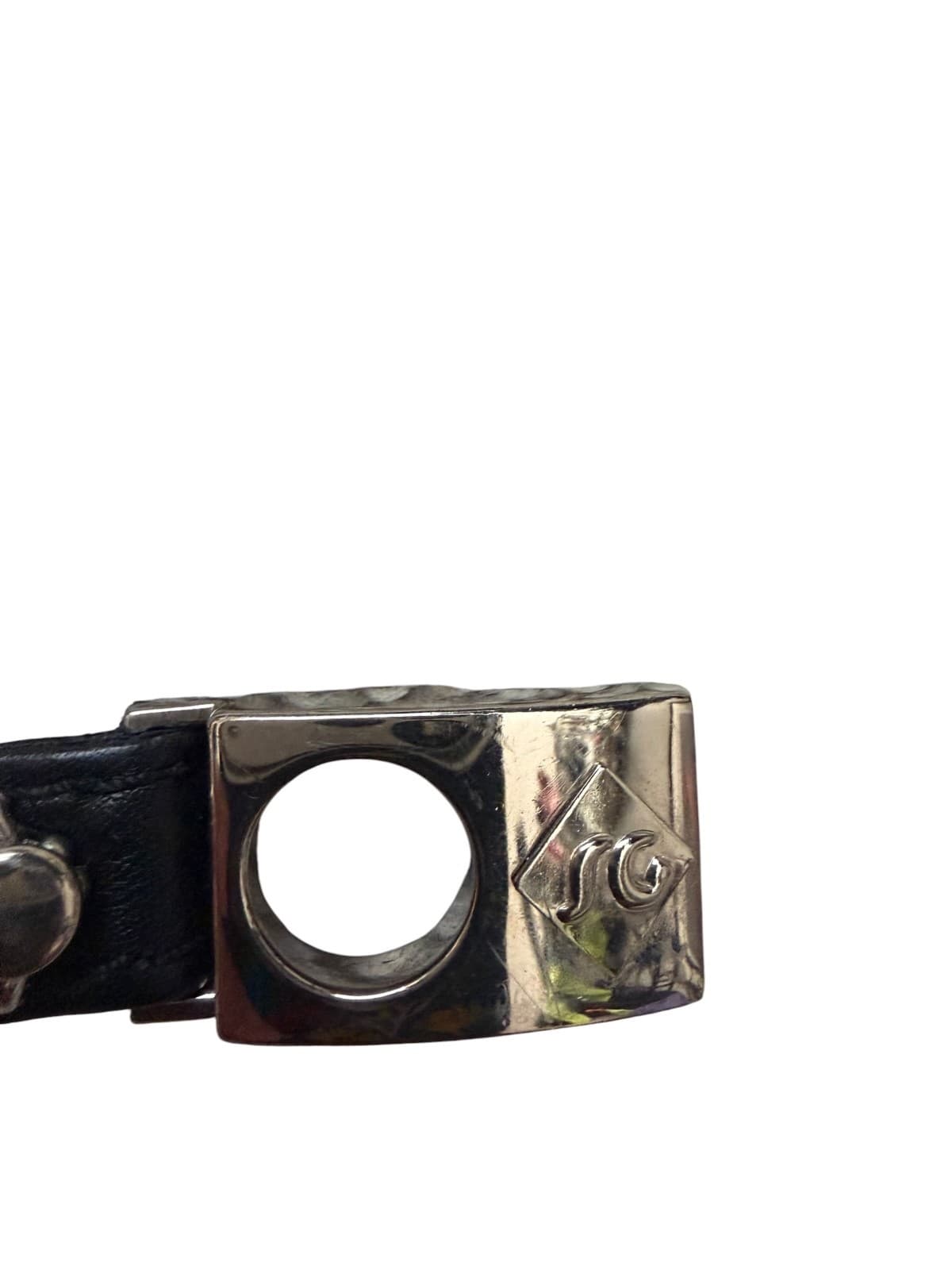 SG (CHROME FINISH & LEATHER) BRACELET BY SERGIO GUTIERREZ - Thumbnail 7