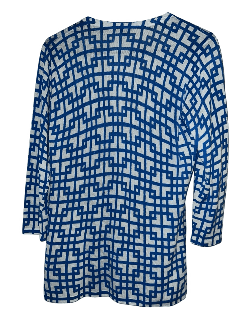 LAFAYETTE 148 New York size m V Neck Long Sleeves Preppy Coastal Office Siren - Thumbnail 2
