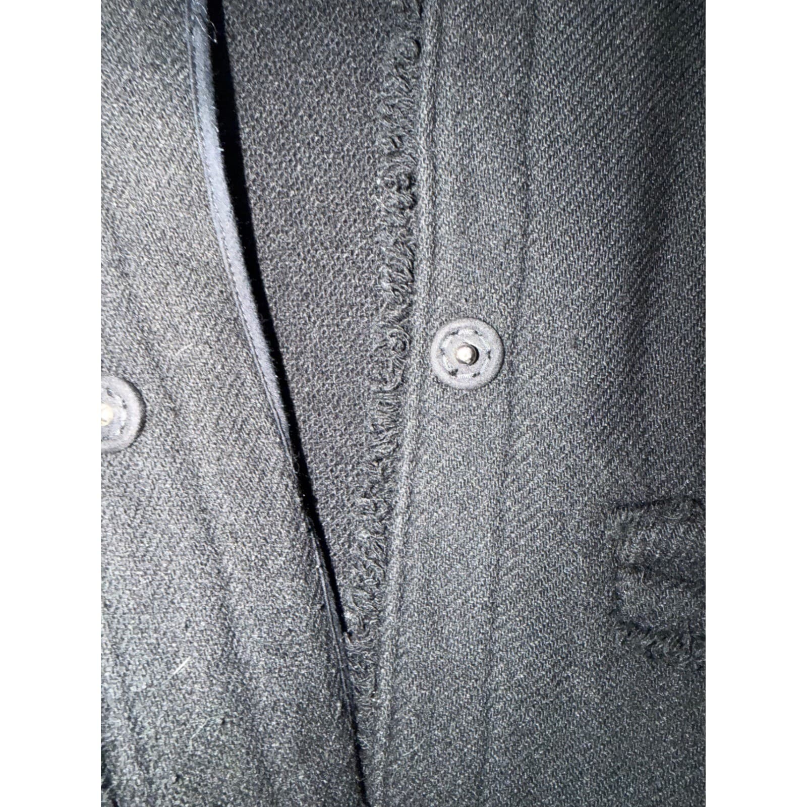 IRO anglet blazer sz 40 button black wool minimalist workcorp - Thumbnail 7