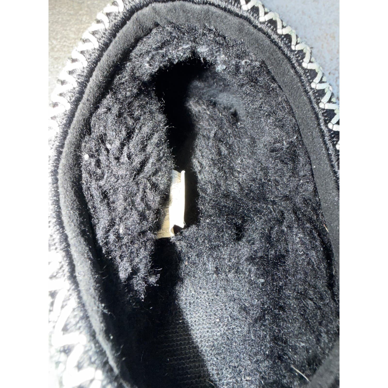 UGG Tasman II Black Wool Slippers Suede Women's slip on Size US 7 preppy - Thumbnail 11