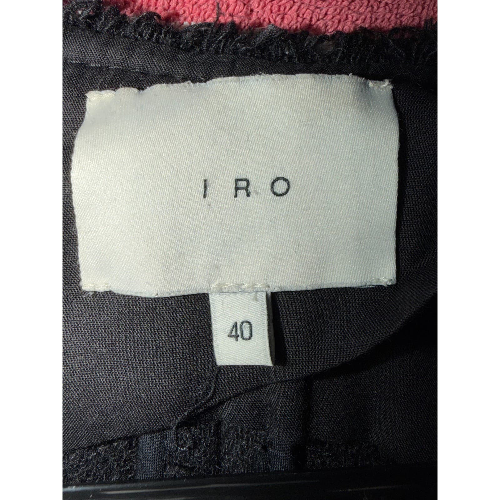 IRO anglet blazer sz 40 button black wool minimalist workcorp - Thumbnail 6