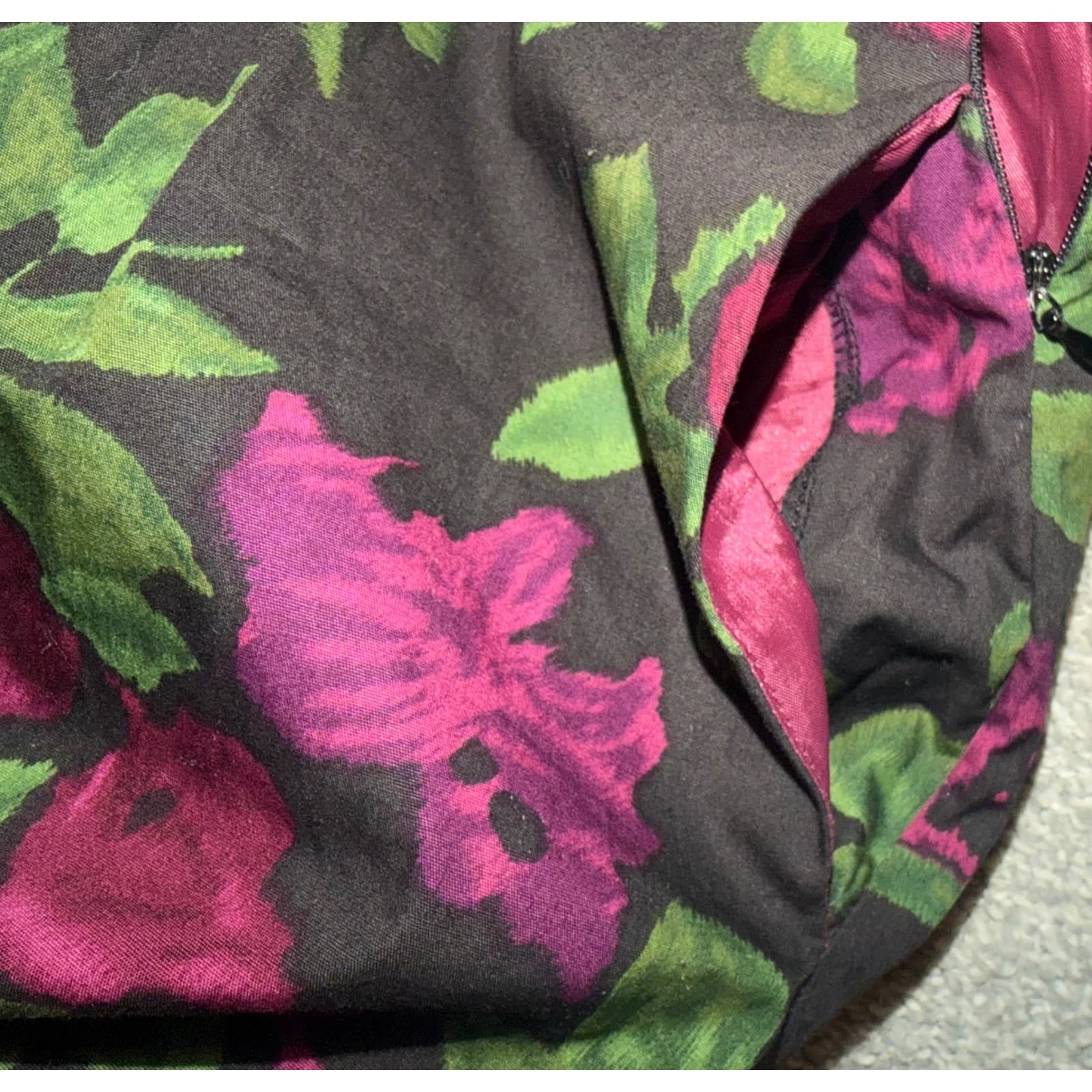 Anthropologie Moulinette Soeurs Rose Floral A-Line Dress Cottagecore Crewneck - Thumbnail 7