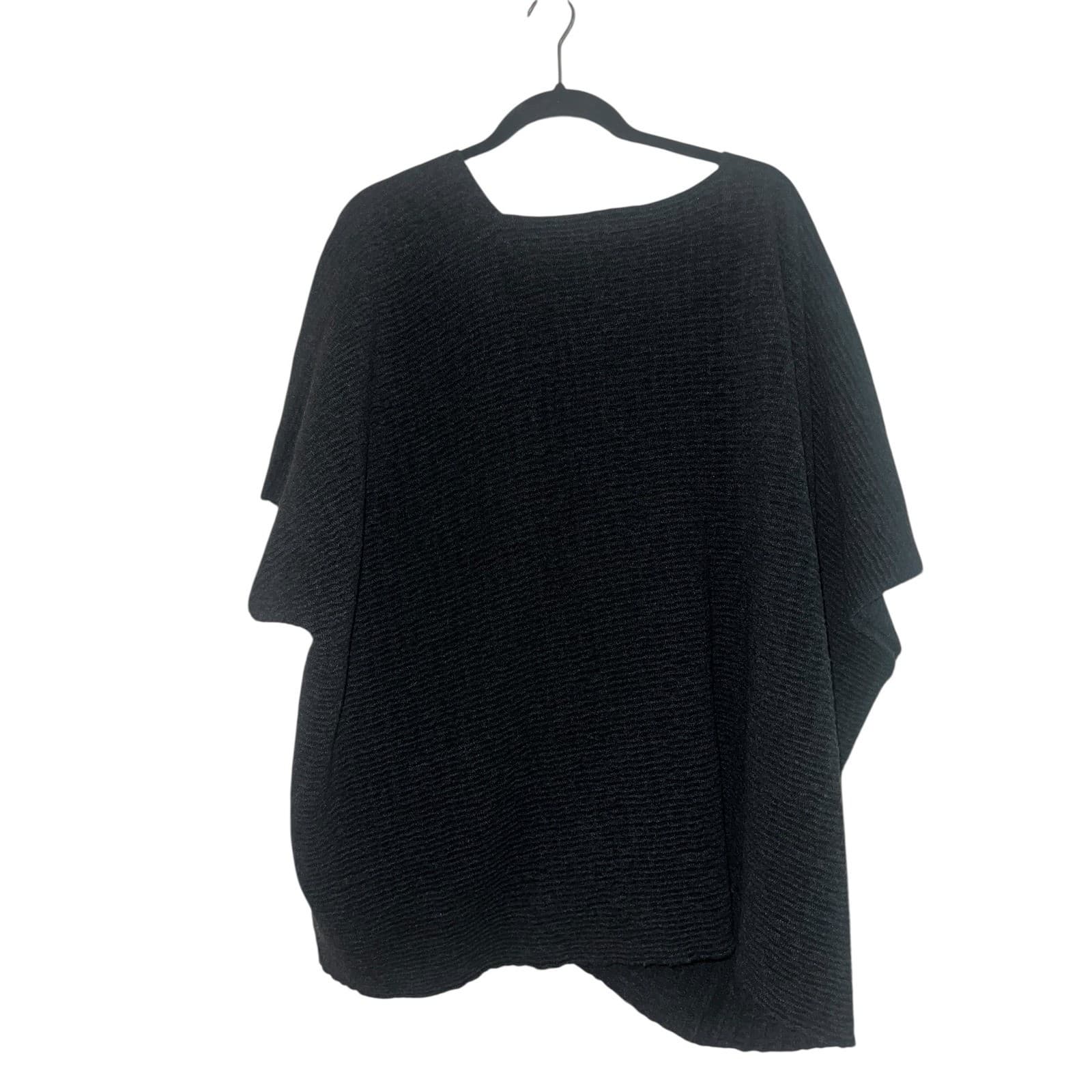 eskandar Cashmere Sleeveless Knit Cardigan Black Grey OS | Luxury Minimalist - Thumbnail 4